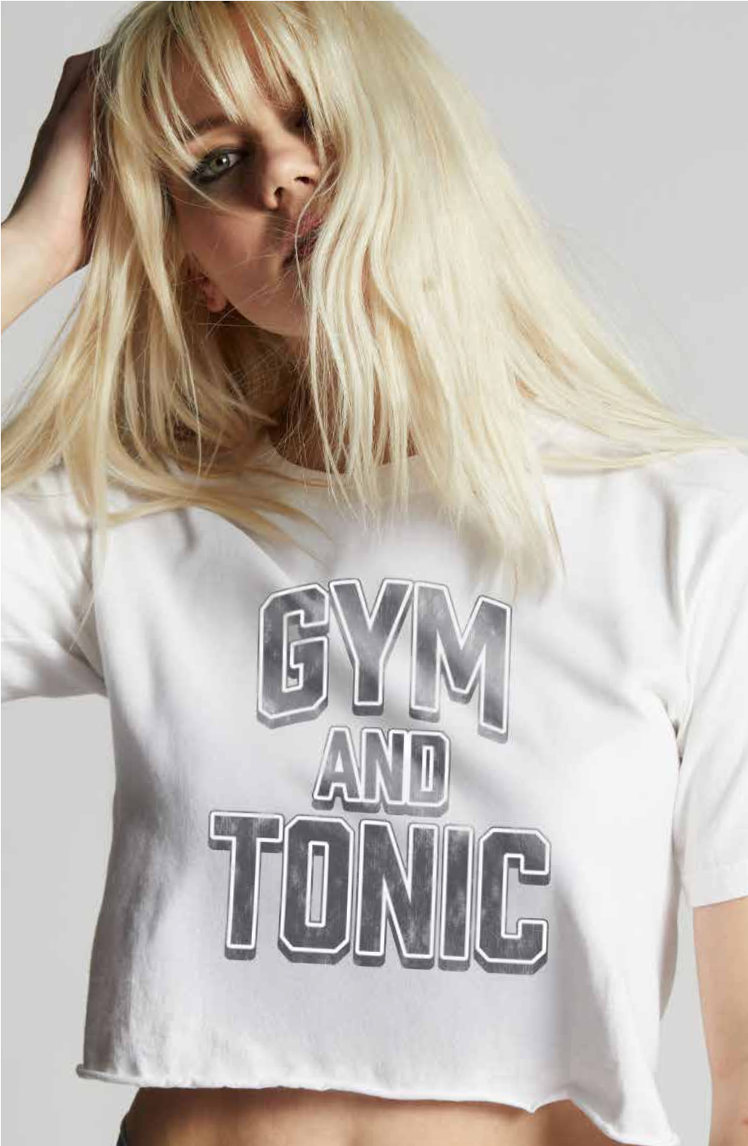 303417 - 530 Gym and Tonic Cropped Graphic Tee Hoodie, Sweatshirt | PodTeesHub.com