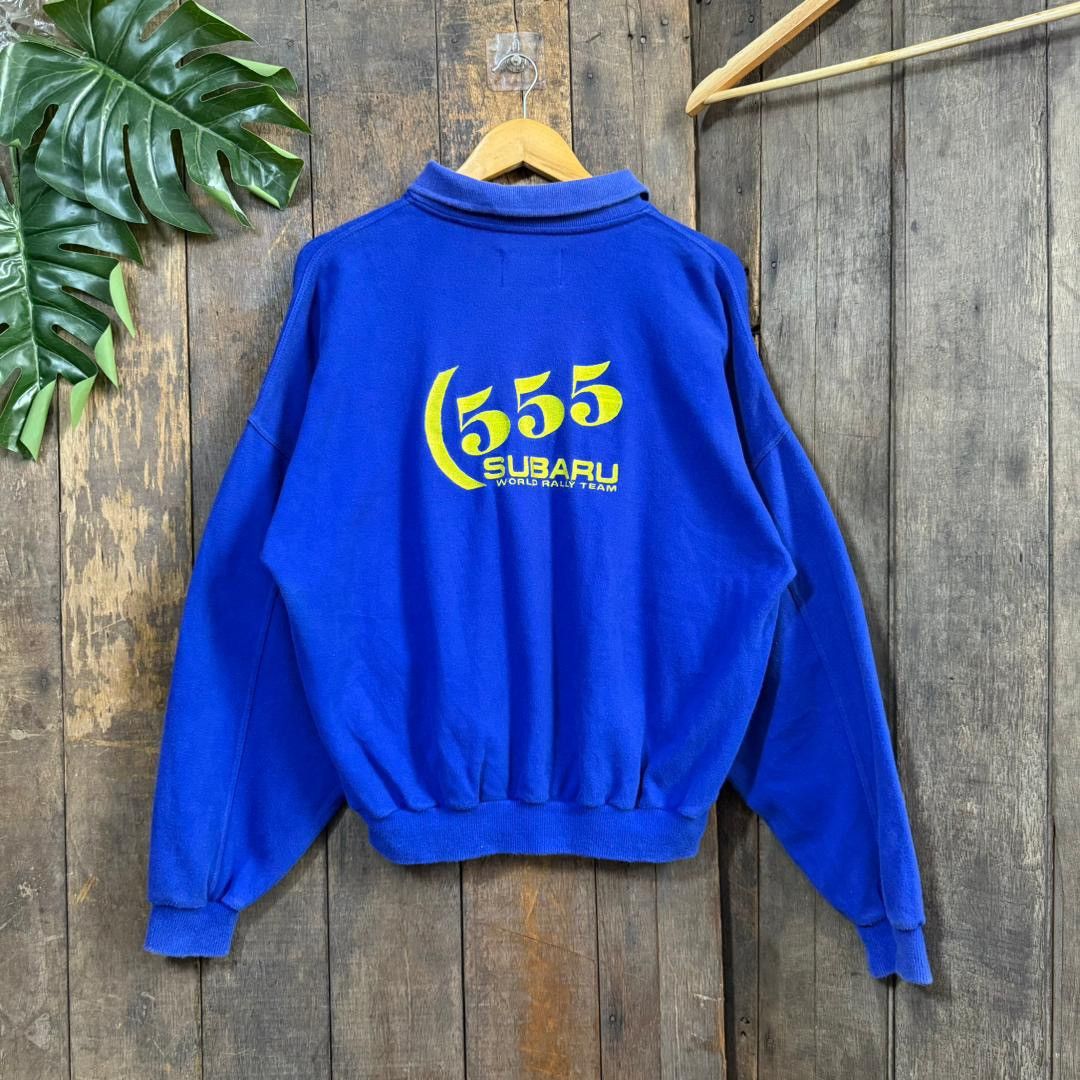 Vintage Subaru 555 Pullover Sweatshirt T-Shirts, Hoodie | PodTeesHub.com
