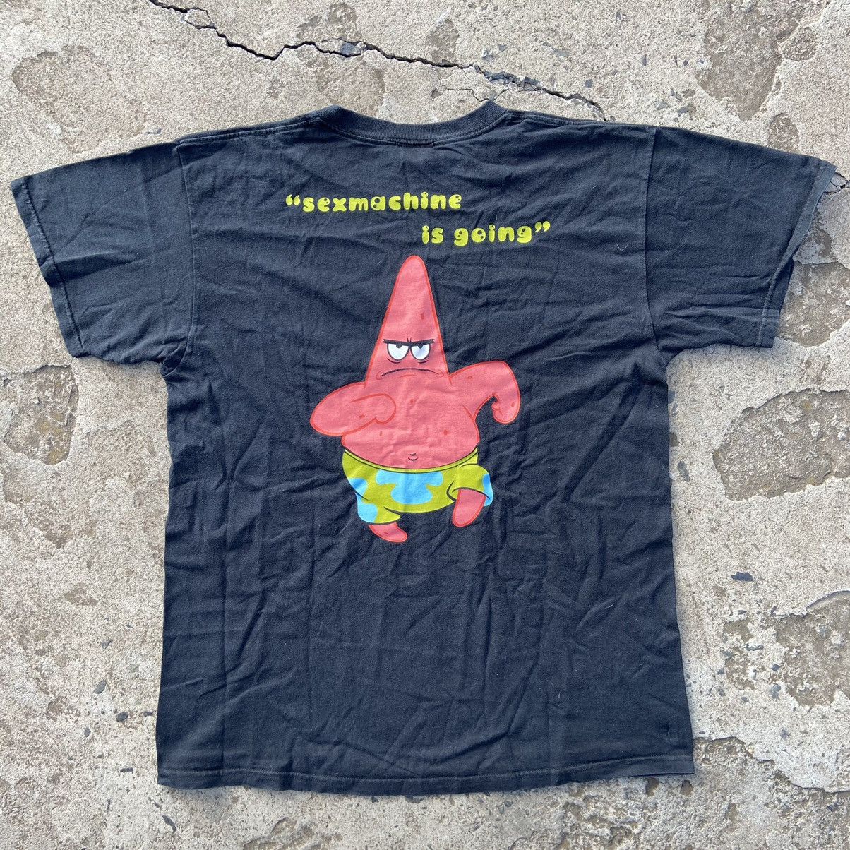 Vintage 2000s Sex Machine Patrick Star Vintage Spongebob Tee 552 Hoodie, Sweatshirt | PodTeesHub.com