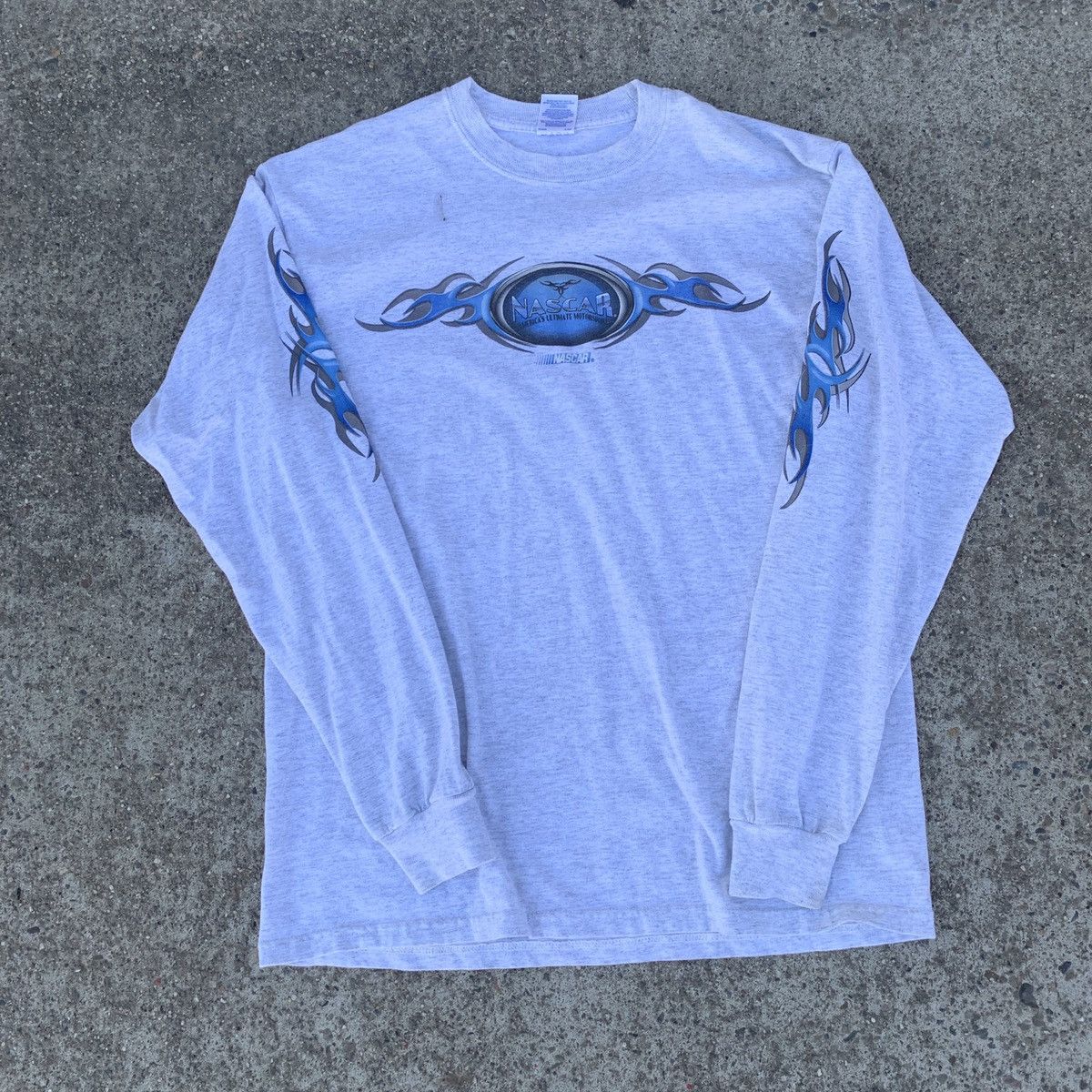 Vintage Y2k 90s Nascar Flame Travis Scott Style Tee Hoodie, Sweatshirt | PodTeesHub.com