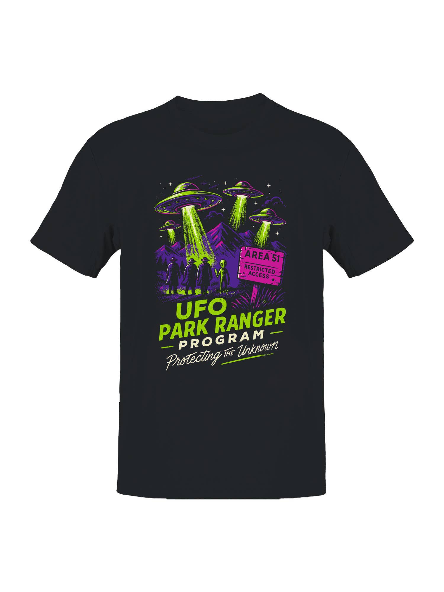 Ufo Park Ranger Area 51 Program Men's T-Shirt Hoodie, Sweatshirt | PodTeesHub.com