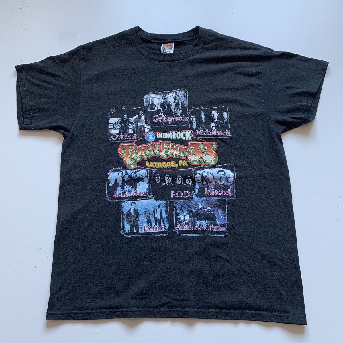 Band Tees Vintage 2002 Townfair 33 Music Festival Graphic Shirt Large Hoodie, Sweatshirt | PodTeesHub.com