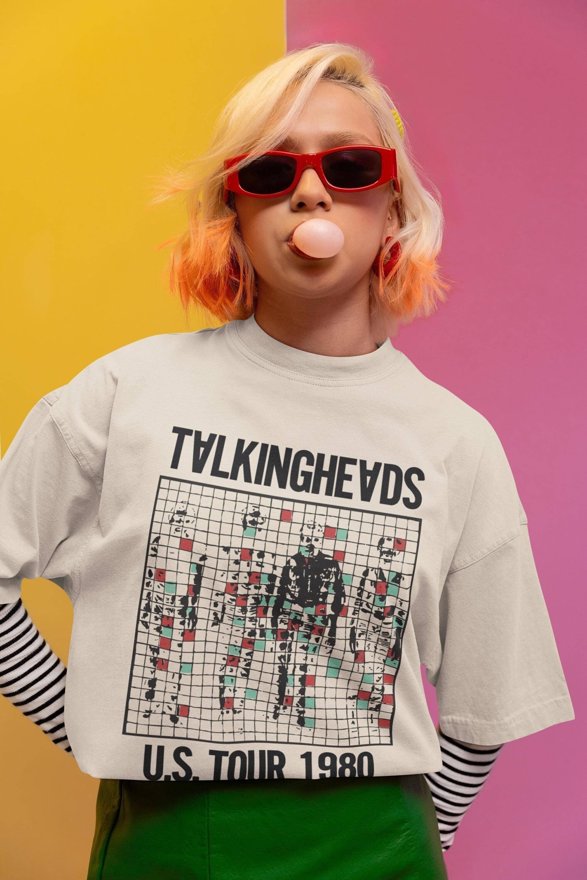 Talking Heads 1980 Us Tour Retro Graphic T-Shirt Hoodie, Sweatshirt | PodTeesHub.com