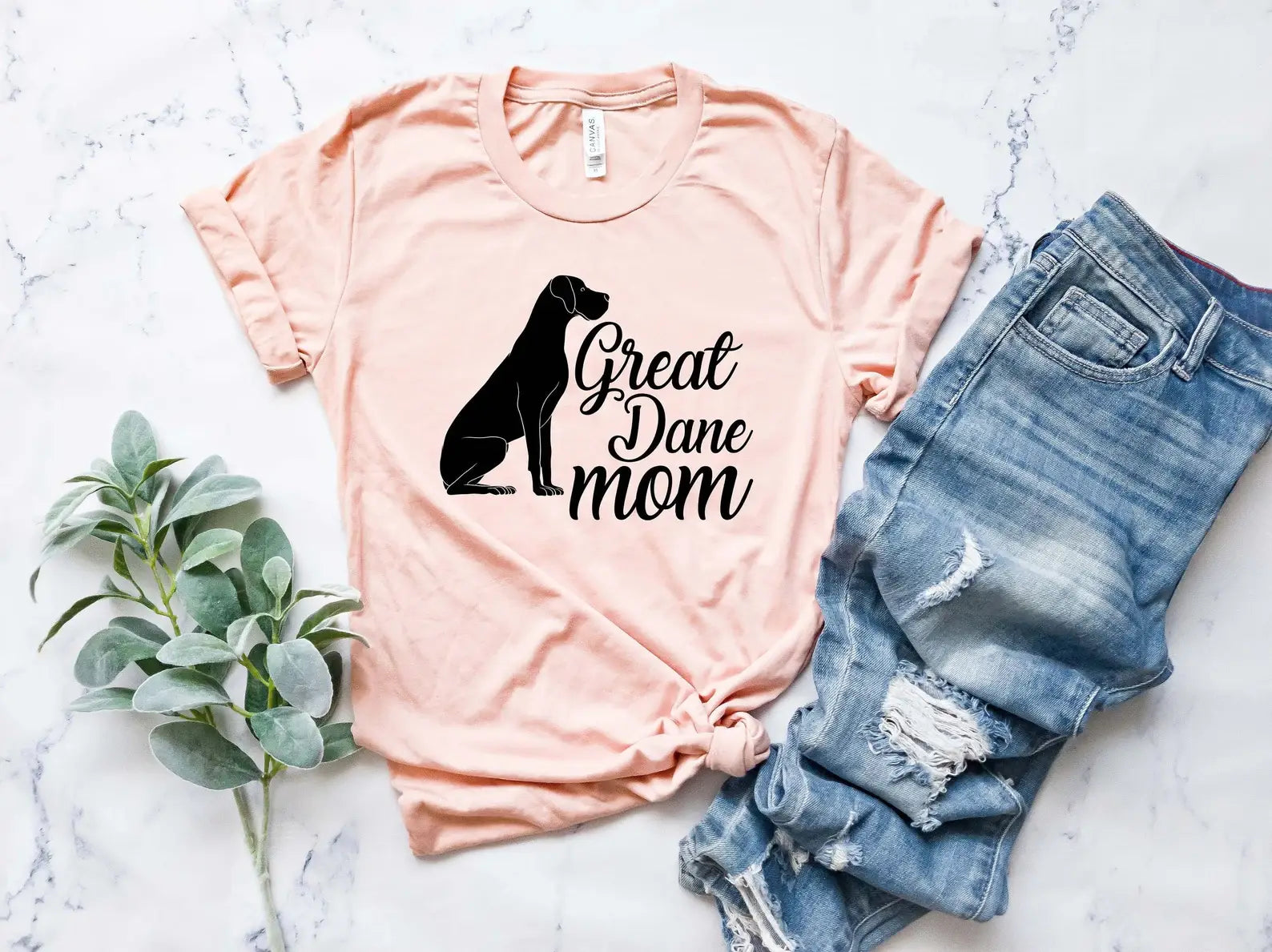 Great Dane Dog Mom T-Shirt Hoodie, Sweatshirt | PodTeesHub.com