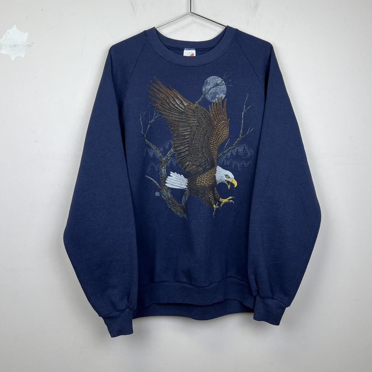 Vintage Jerzees Eagle Graphic Sweatshirt 90s Usa T-Shirts, Hoodie | PodTeesHub.com