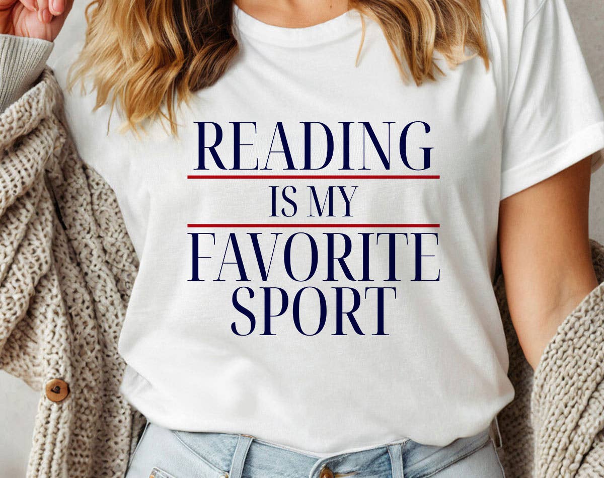 Reading Is My Favorite Sport - Book Reading T-Shirt Hoodie, Sweatshirt | PodTeesHub.com