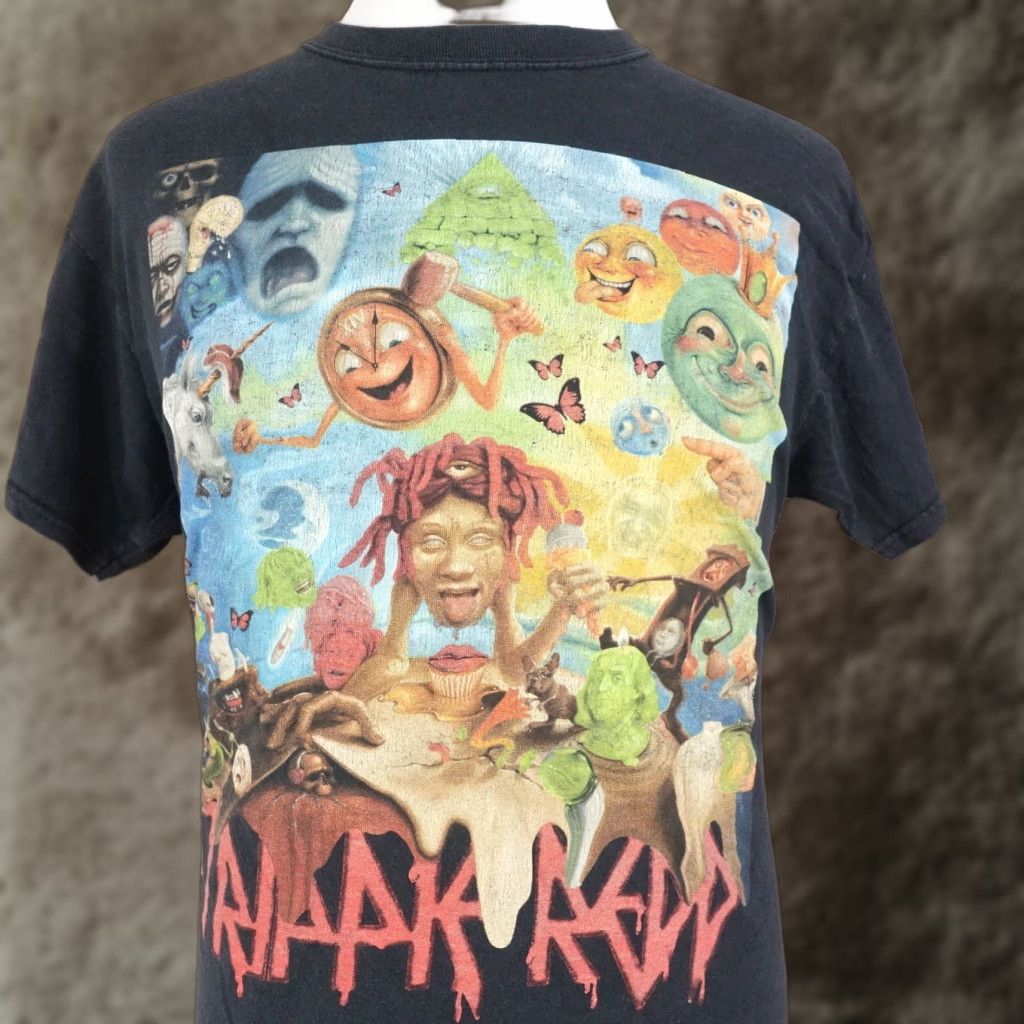 Vintage Trippie Redd Rap Hip Hop T Shirt Adult Large Black Cotton Crew Neck Short Sleeve Men Hoodie, Sweatshirt