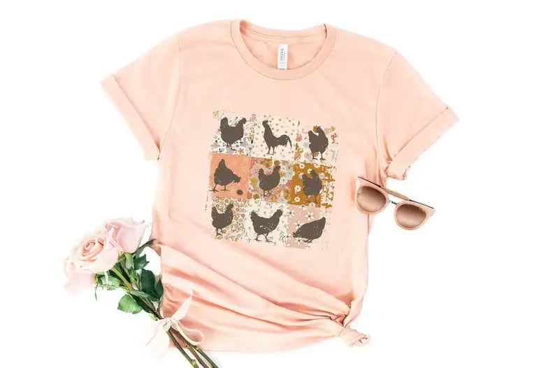 Cute Chickens T-Shirt Hoodie, Sweatshirt | PodTeesHub.com