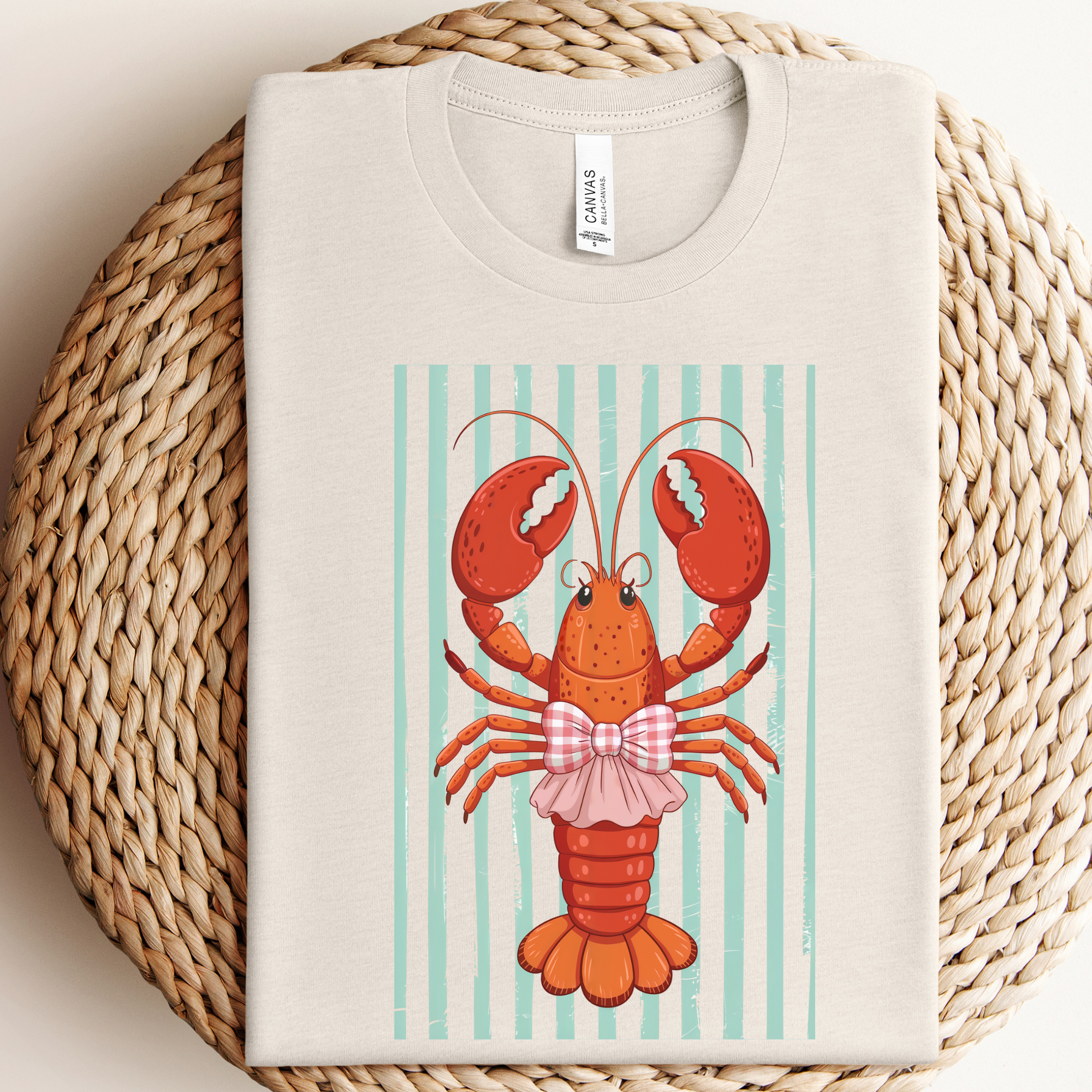 Lobster Coquette Graphic Tee Hoodie, Sweatshirt | PodTeesHub.com