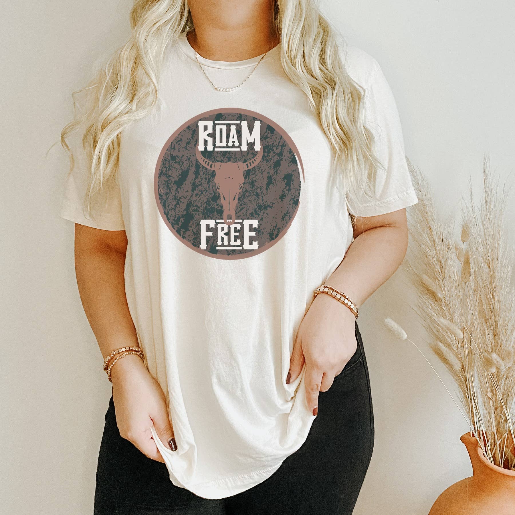 Roam Free Circle L Western Tee Hoodie, Sweatshirt | PodTeesHub.com