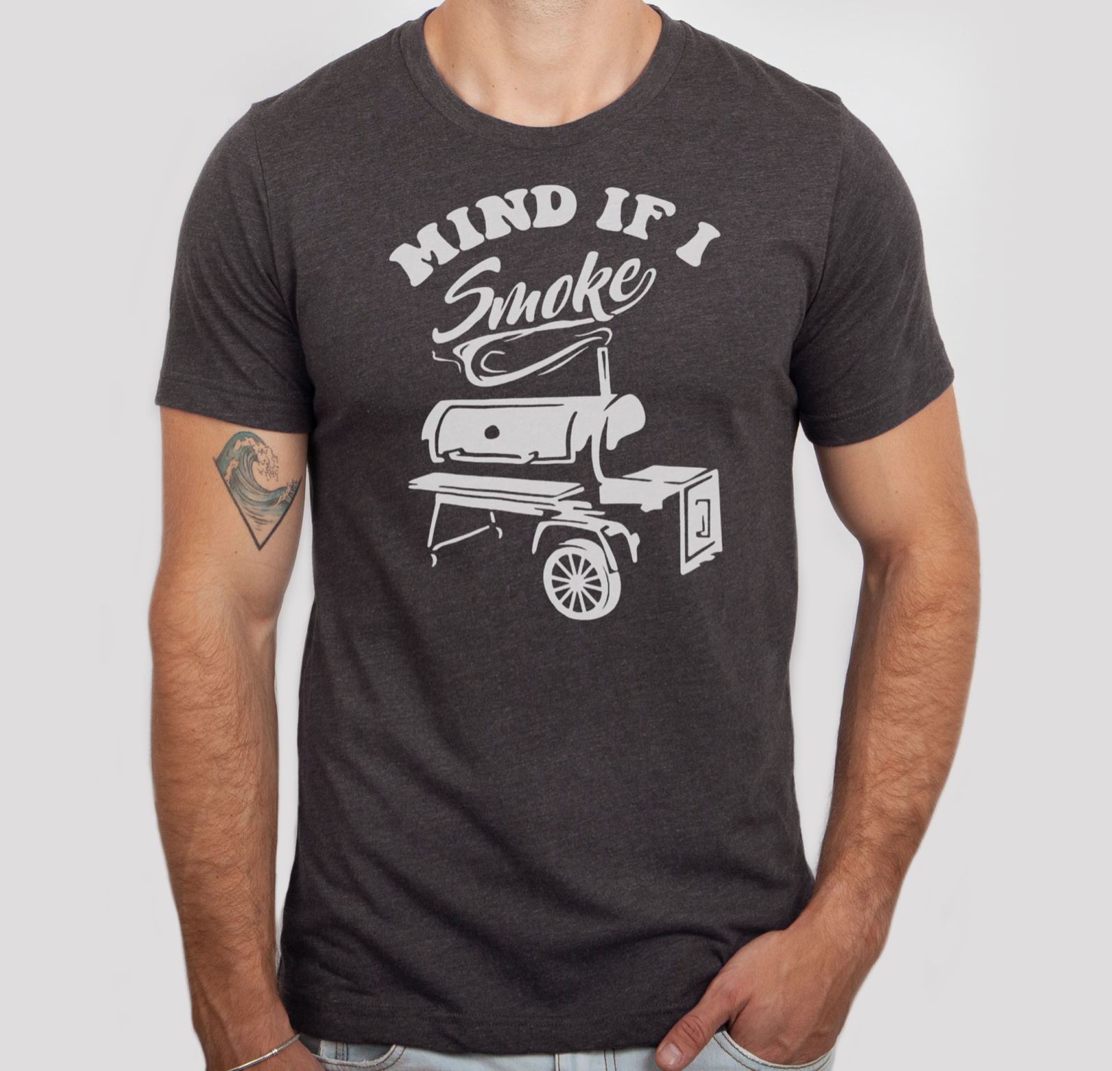 Mind If I Smoke Bbq T-Shirt Hoodie, Sweatshirt | PodTeesHub.com