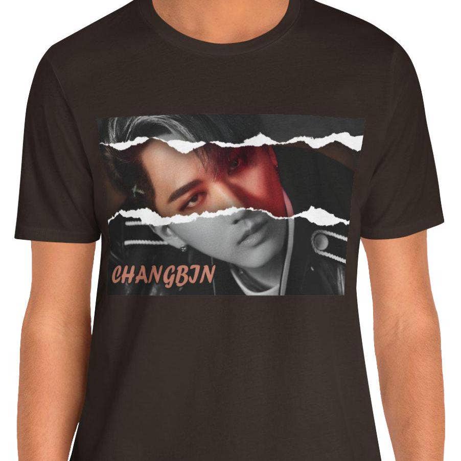 Changbin Stray Kids T-Shirt - Kpop Fan Unisex Merch Tee Hoodie, Sweatshirt | PodTeesHub.com