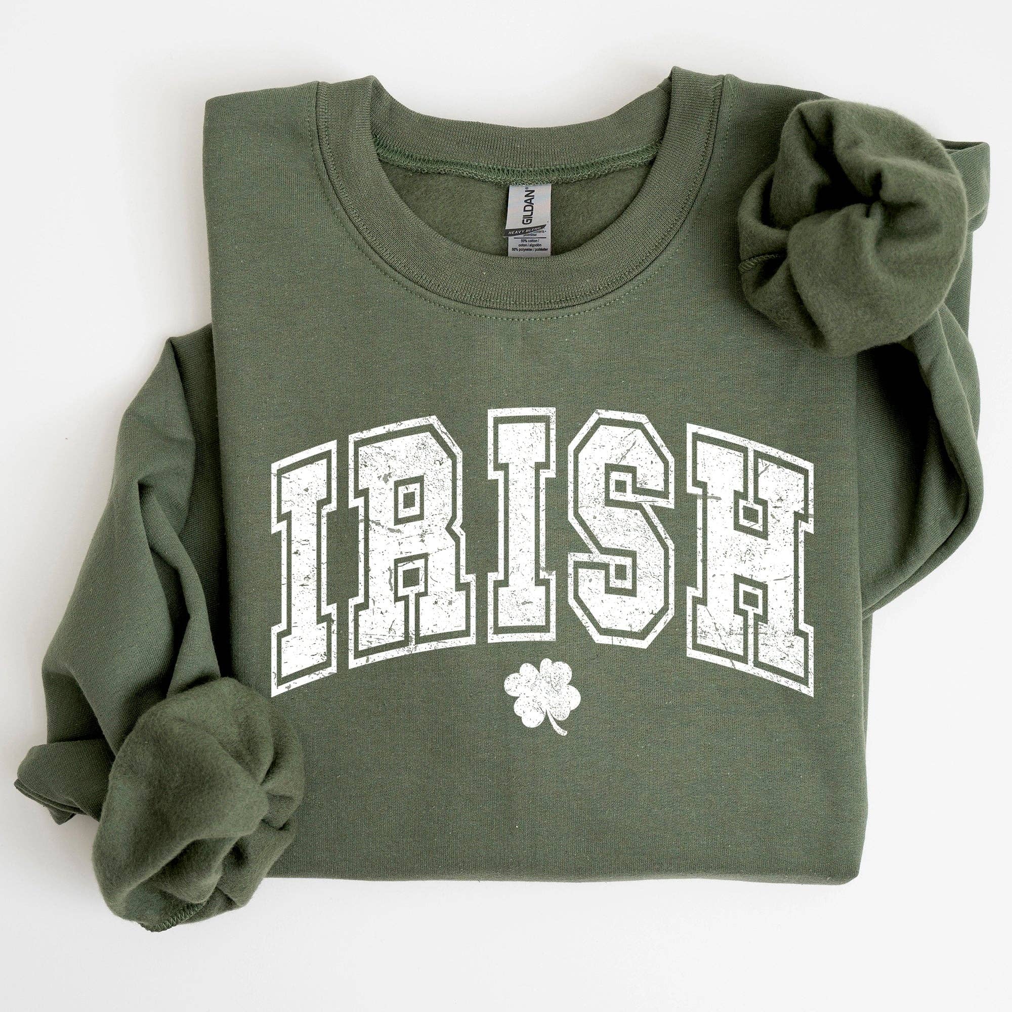 Irish, Retro Collegiate, St Patrick's Day Sweatshirt T-Shirts, Hoodie | PodTeesHub.com