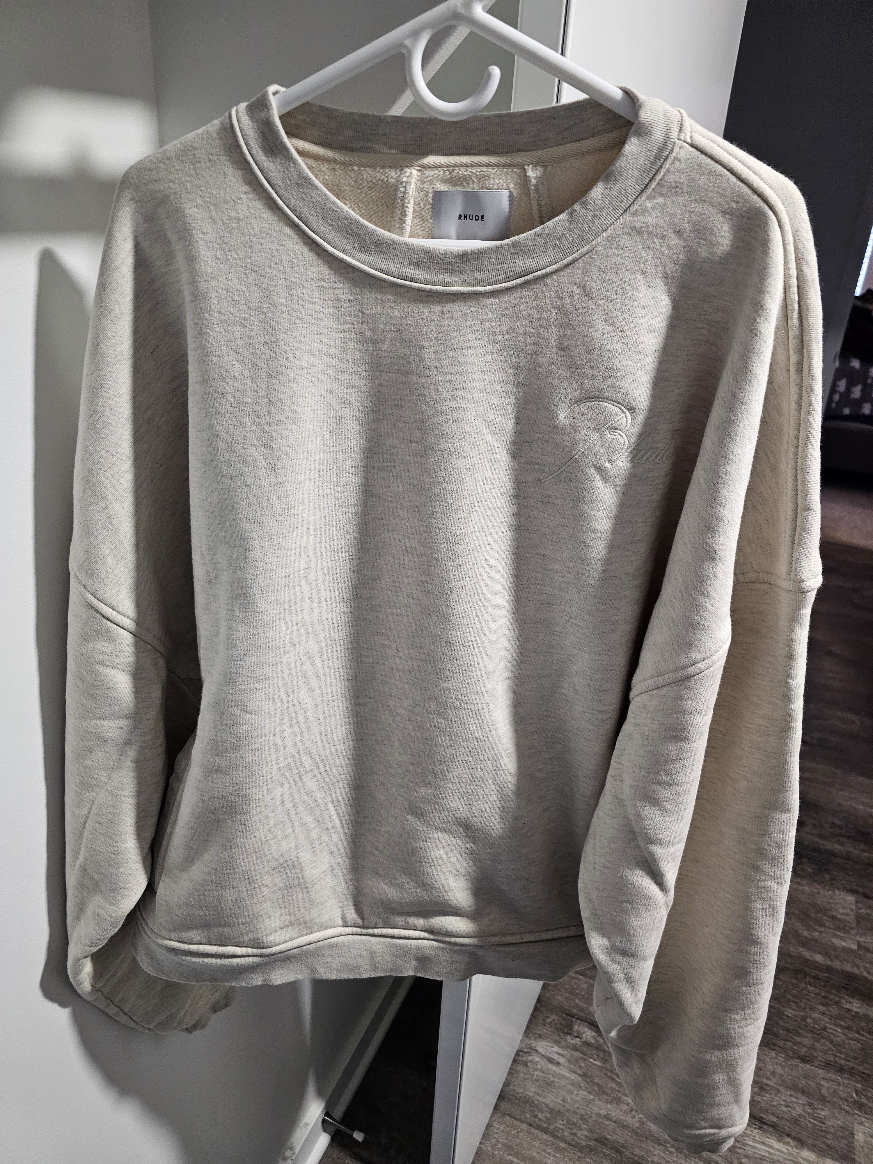 Rhude Mens Crewneck Long Sleeved Sweatshirt T-Shirts, Hoodie | PodTeesHub.com