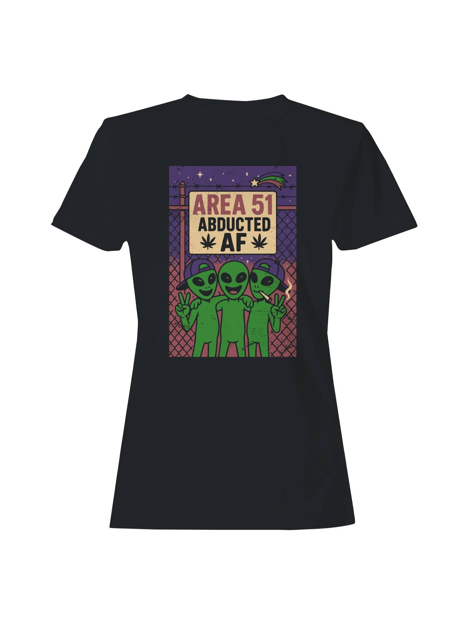 Area 51 Abducted Af Alien Friends Women's T-Shirt Hoodie, Sweatshirt | PodTeesHub.com