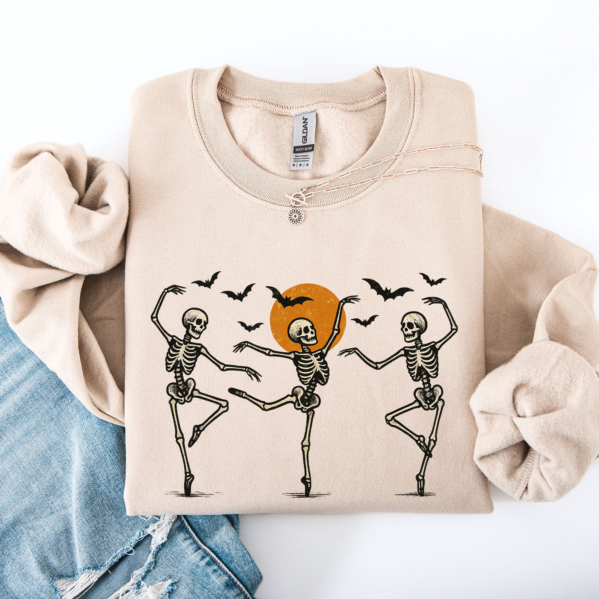 Skeleton Dancers, Halloween, Cute Sweatshirt T-Shirts, Hoodie | PodTeesHub.com
