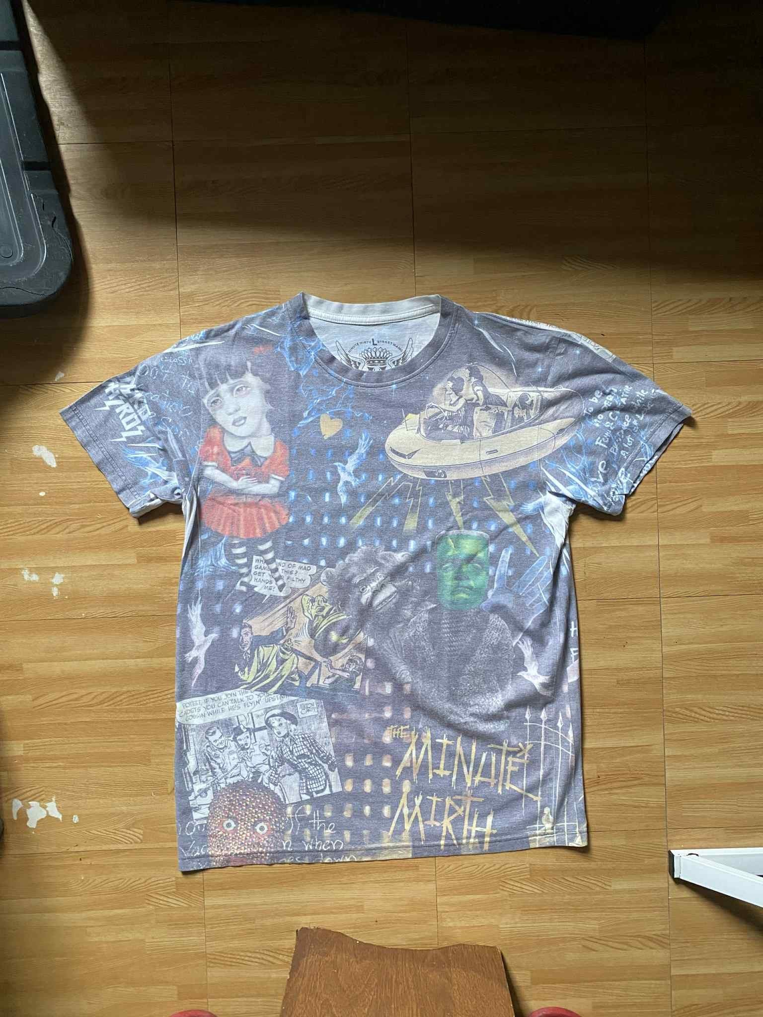 Japanese Brand Vintage The Minute Mirth All Over Print T-Shirts, Hoodie, Sweatshirt | PodTeesHub.com