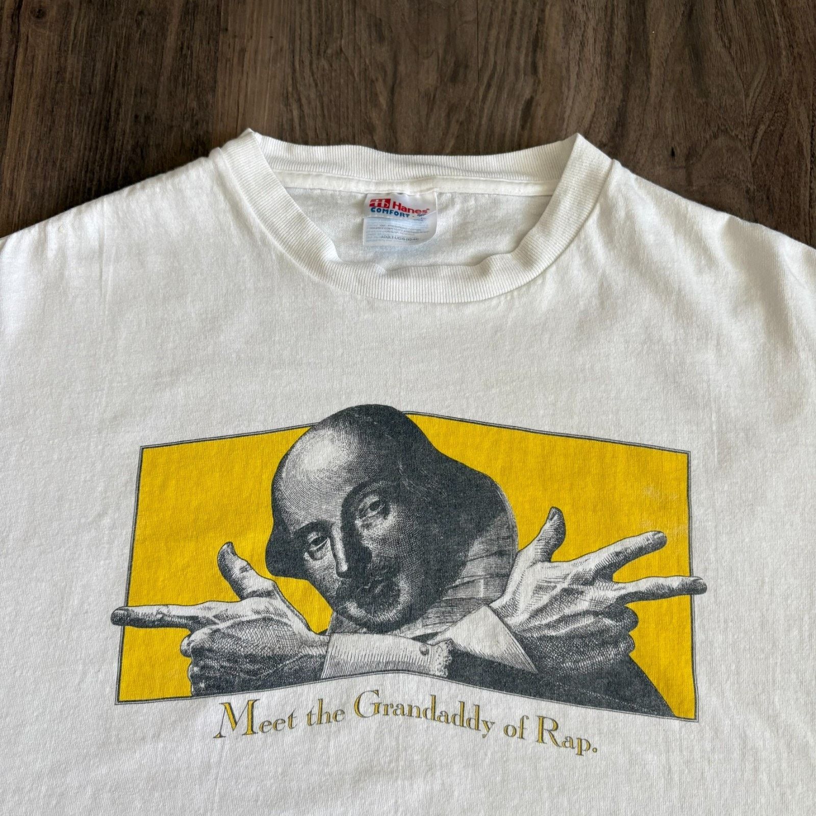 Vintage William Shakespeare T Shirt Size L Grandaddy Of Rap Hoodie, Sweatshirt | PodTeesHub.com