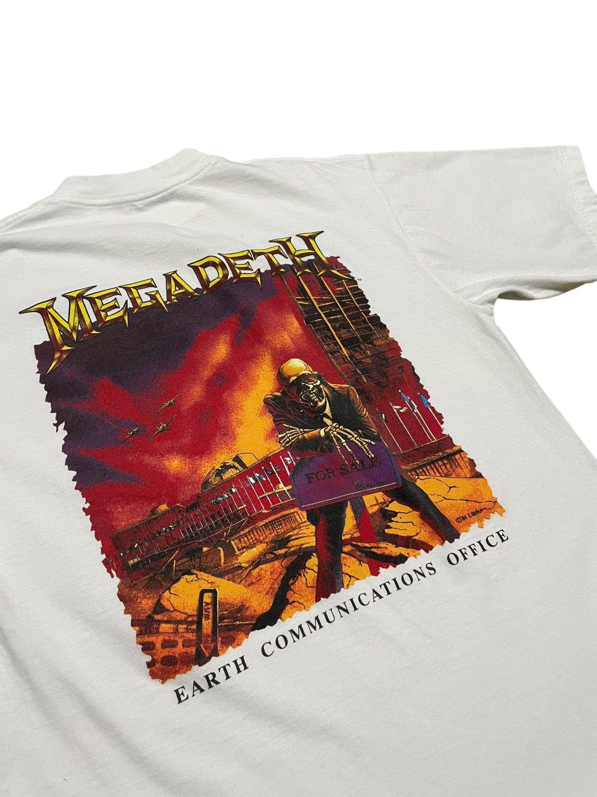 Band Tees Vintage Megadeth 1991 Hard Rock Cafe T Shirt Aop Hoodie, Sweatshirt | PodTeesHub.com