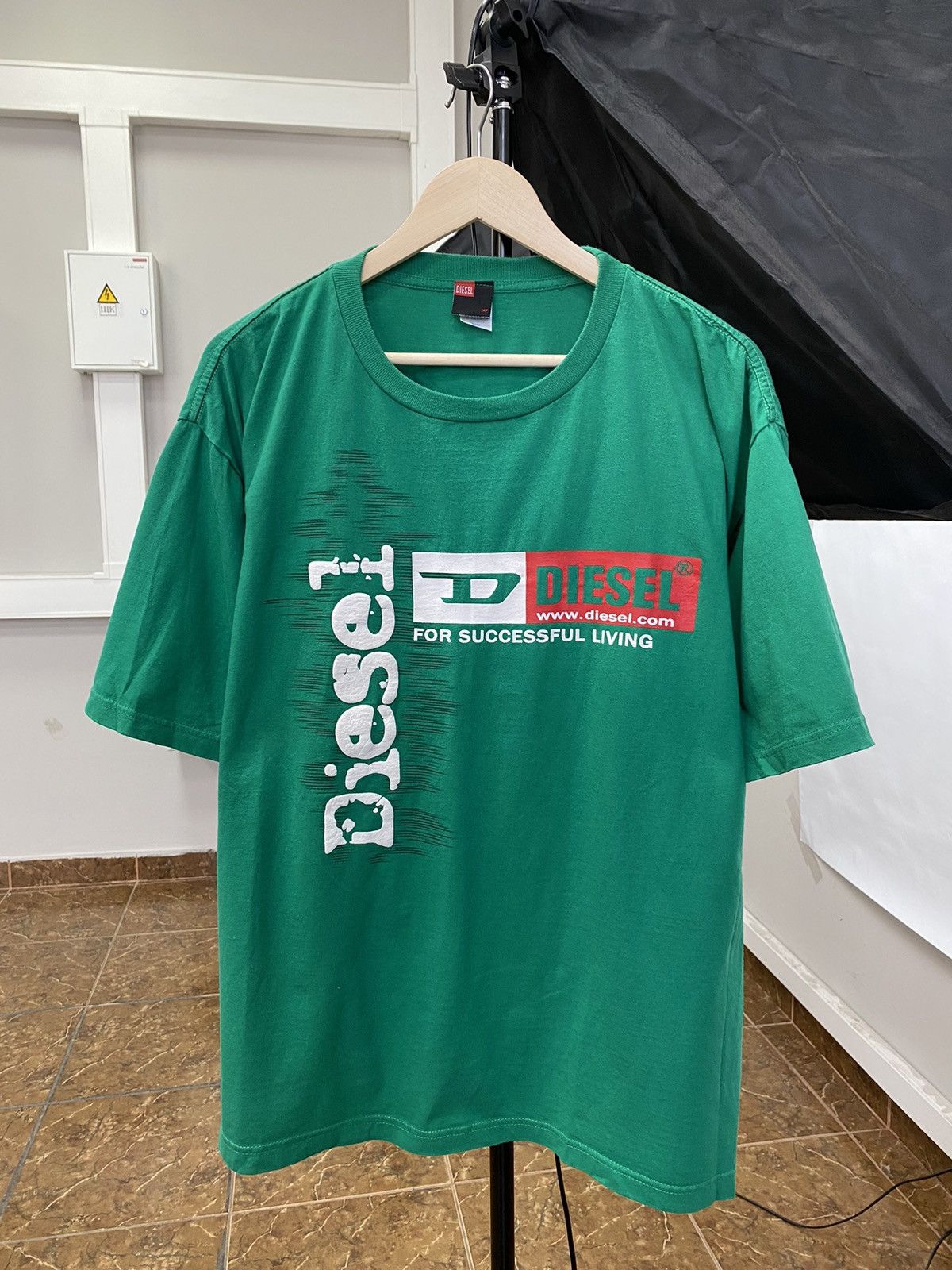 Vintage 90s Diesel Big Logo Retro T Shirt Rare Y2k Hoodie, Sweatshirt | PodTeesHub.com