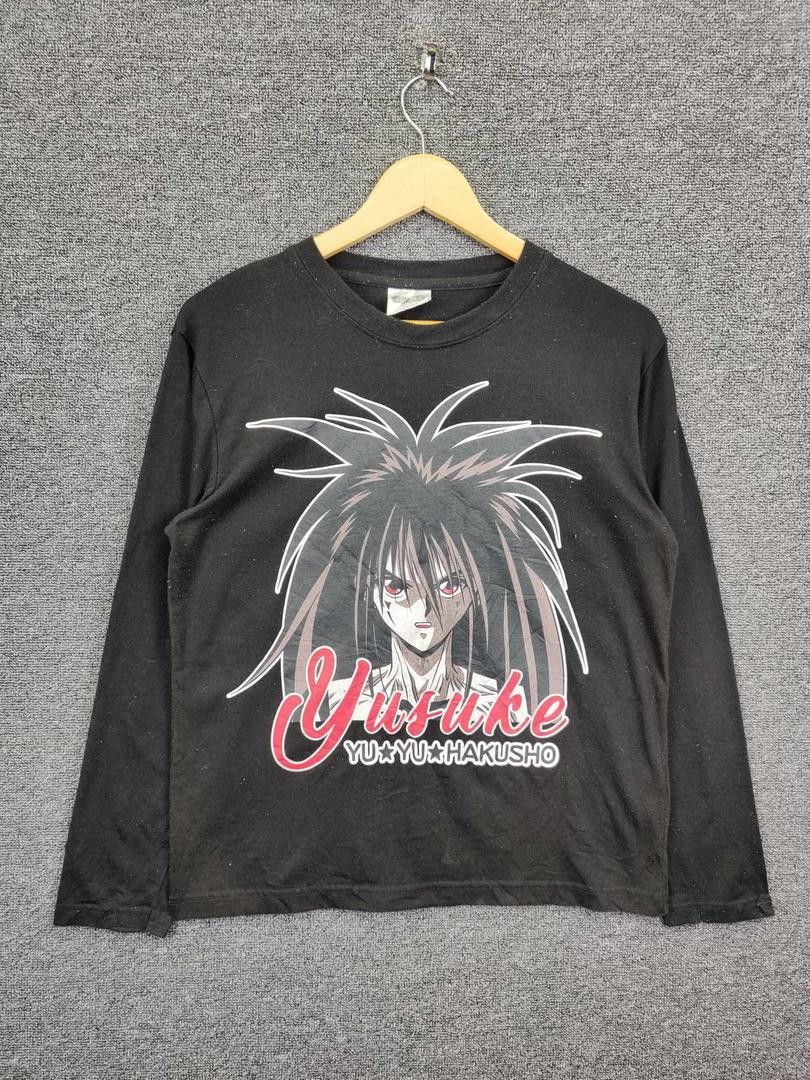 Anime Vintage Yuyu Hakusho Yusuke Urameshi Demon Anime Tee Hoodie, Sweatshirt | PodTeesHub.com