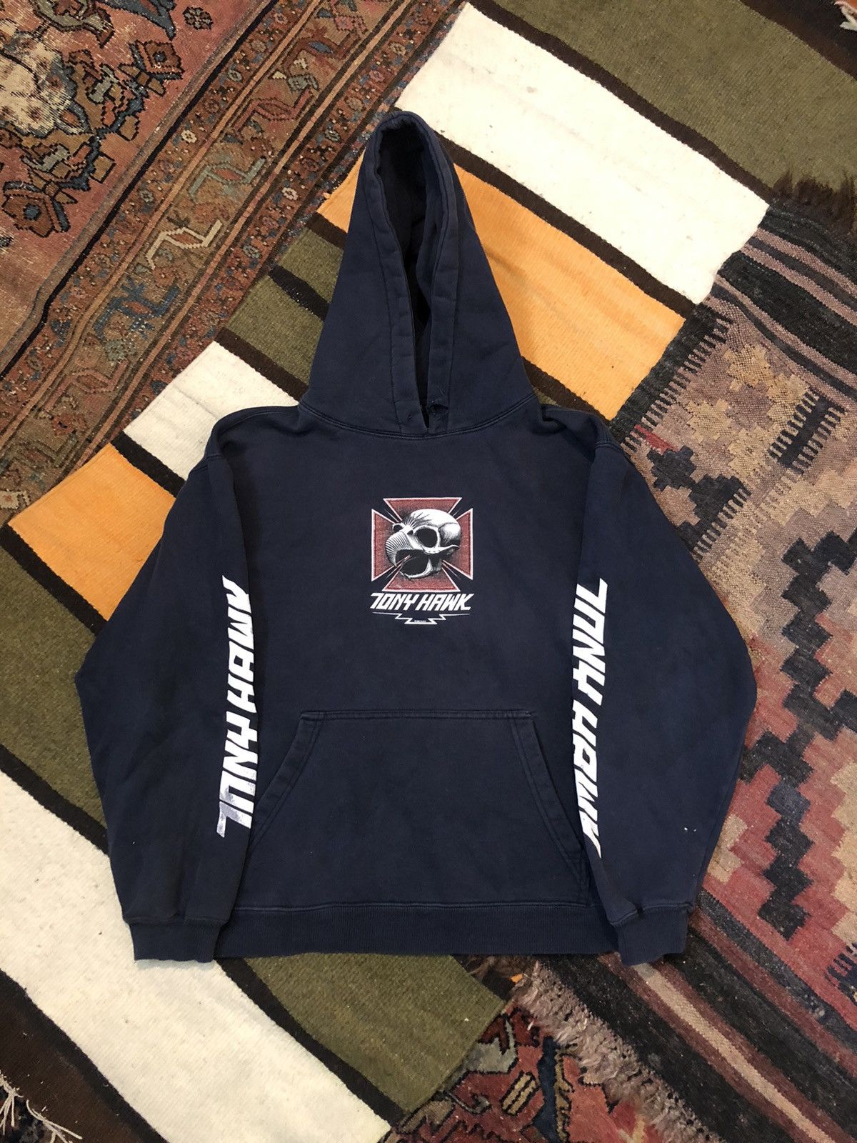 Tony Hawk X Vintage Y2k Powell Peralta Tony Hawk Graphic Hoodie T-Shirts, Sweatshirt | PodTeesHub.com