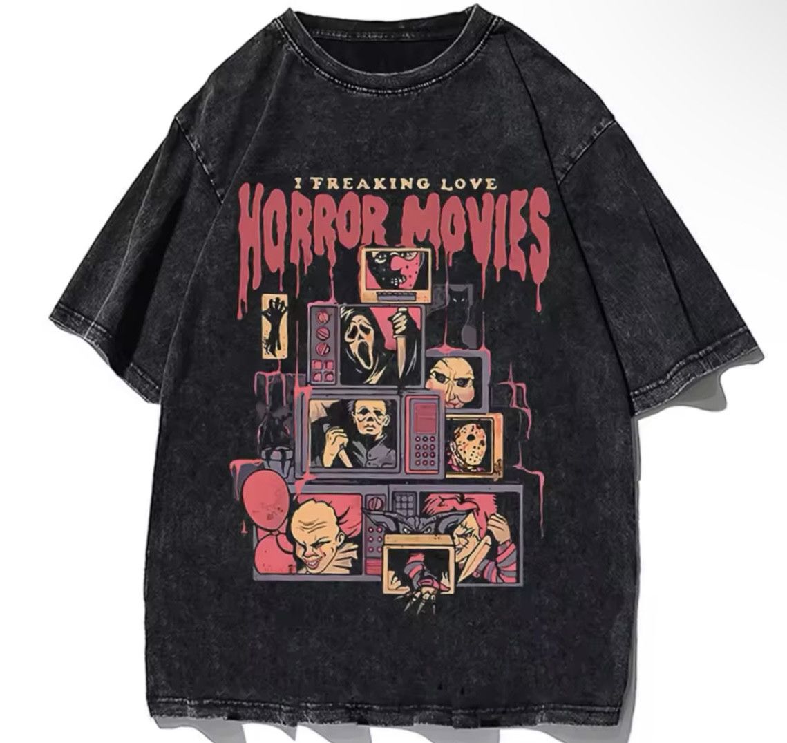 Other Vintage Horror Movie Ghost Washed T Shirt Men Women Tee Hoodie, Sweatshirt | PodTeesHub.com