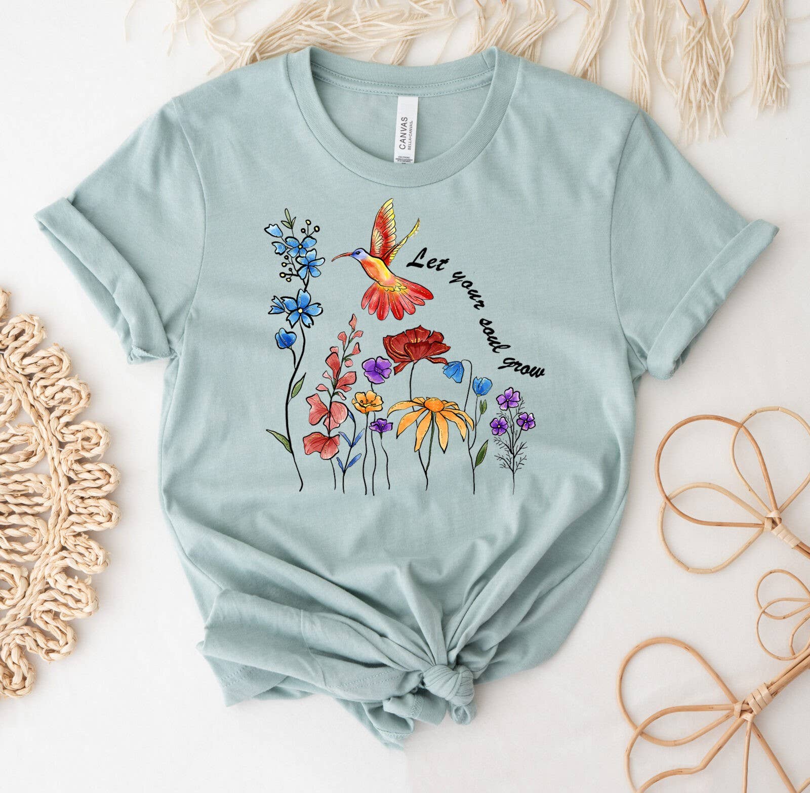 Let Your Soul Grow T-Shirt Hoodie, Sweatshirt | PodTeesHub.com