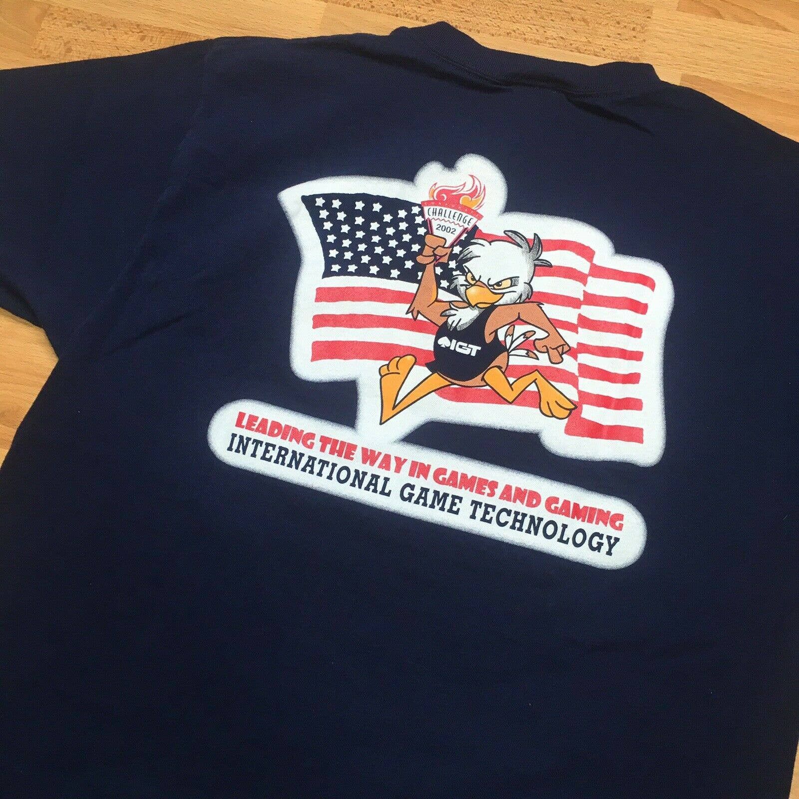 Fruit Of The Loom Vintage 02 Igt Corporate Challenge T Shirt 00s L Gaming Hoodie, Sweatshirt | PodTeesHub.com