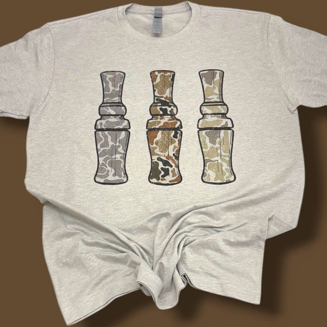 Camo Duck Calls T-Shirt Hoodie, Sweatshirt | PodTeesHub.com
