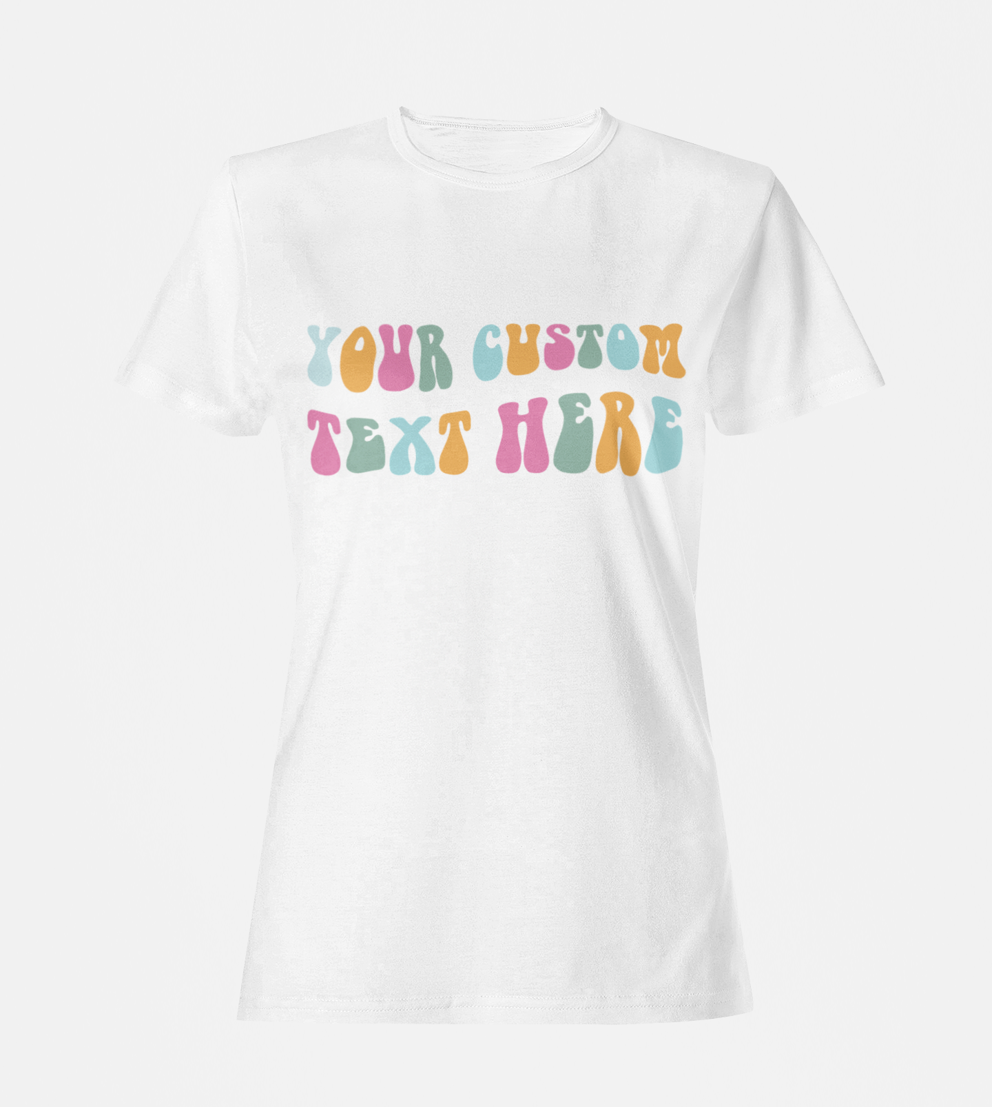 Customizable Text Women T-Shirt - Custom Fonts Hoodie, Sweatshirt | PodTeesHub.com
