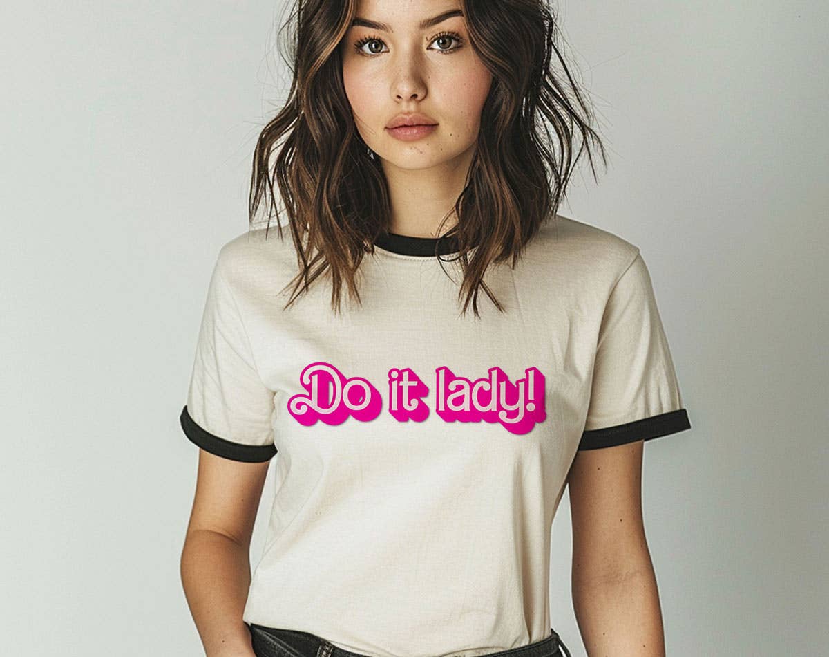 Do It Lady Funny Meme Chit Inspired Ringer Shirt Hoodie, Sweatshirt | PodTeesHub.com