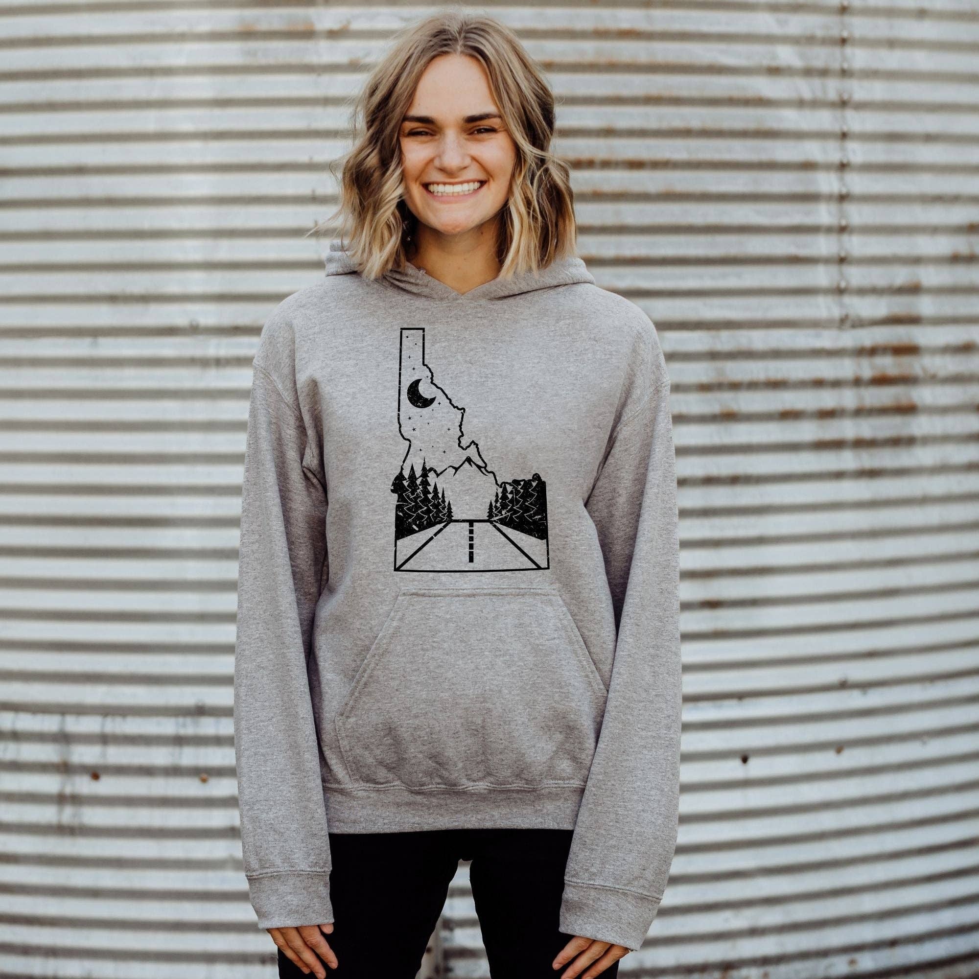 Idaho Highway Idahome Unisex Sweatshirt Hoodie/Crewneck T-Shirts | PodTeesHub.com