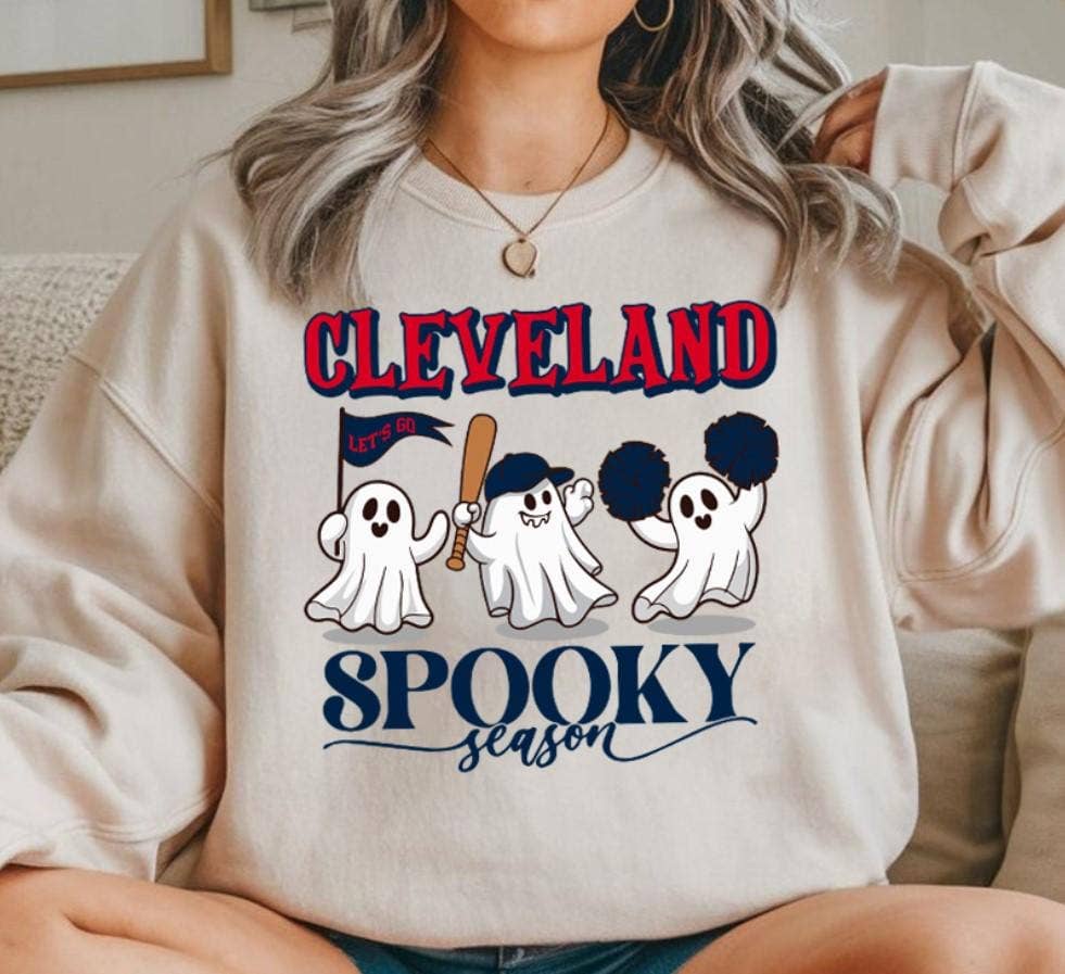 Cleveland Baseball Retro 90s Hoodie For Her T-Shirts, Sweatshirt | PodTeesHub.com