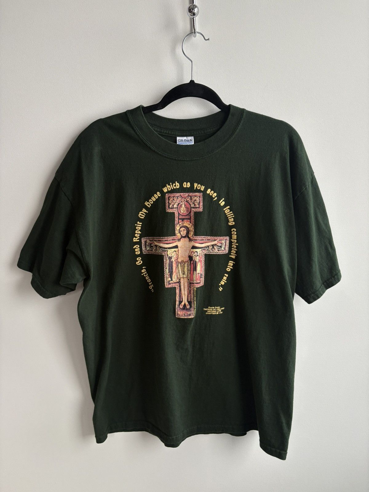 Vintage Jesus Bible Quote Cross Heavy 90s Gildan T-Shirts, Hoodie, Sweatshirt
