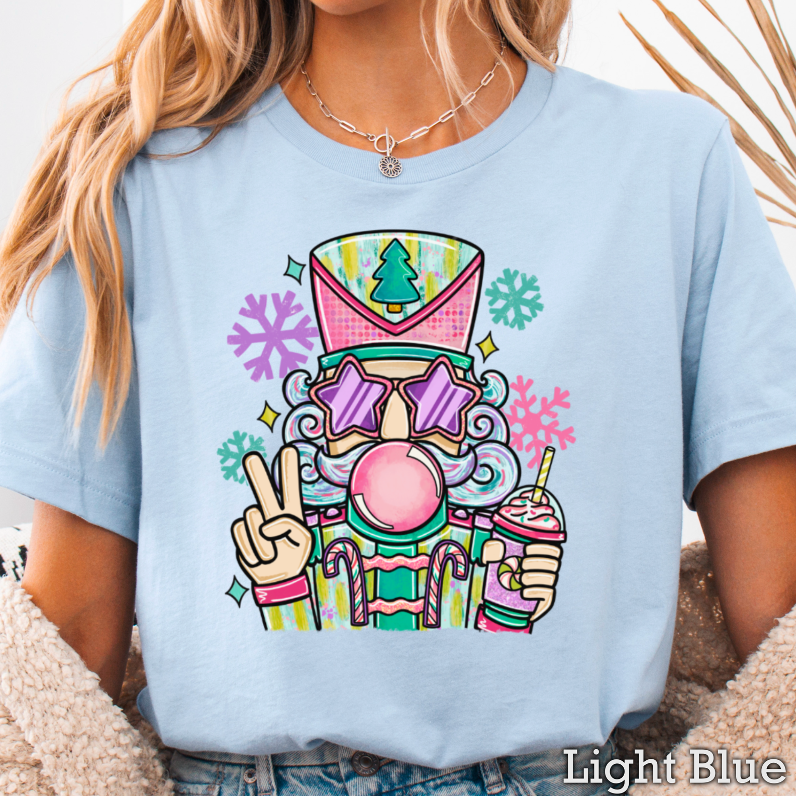 Preppy Nutcracker Christmas 2025 Graphic Tee | Gildan Hoodie, Sweatshirt | PodTeesHub.com
