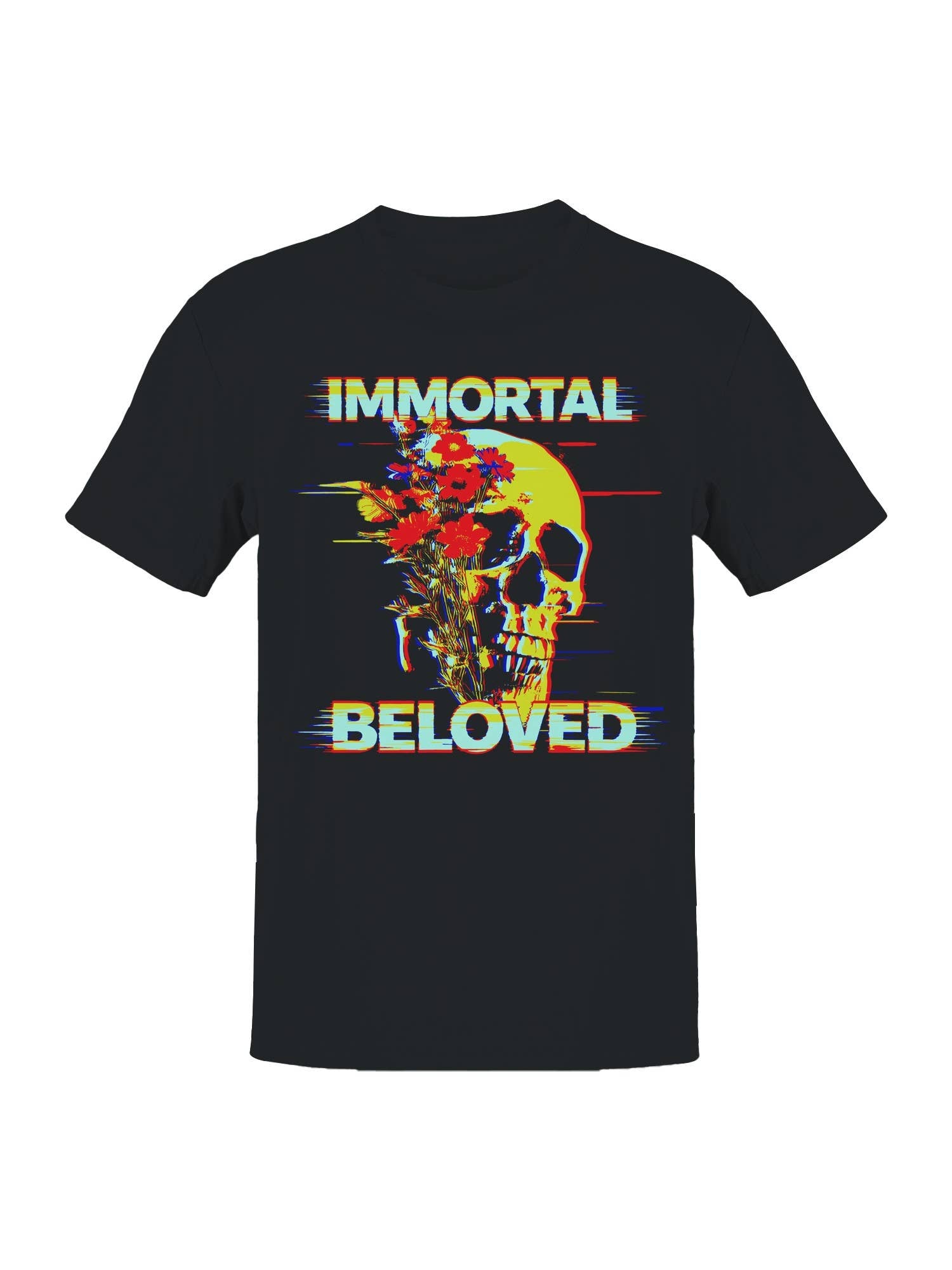 Immortal Beloved Skull Art Men's T-Shirt Hoodie, Sweatshirt | PodTeesHub.com