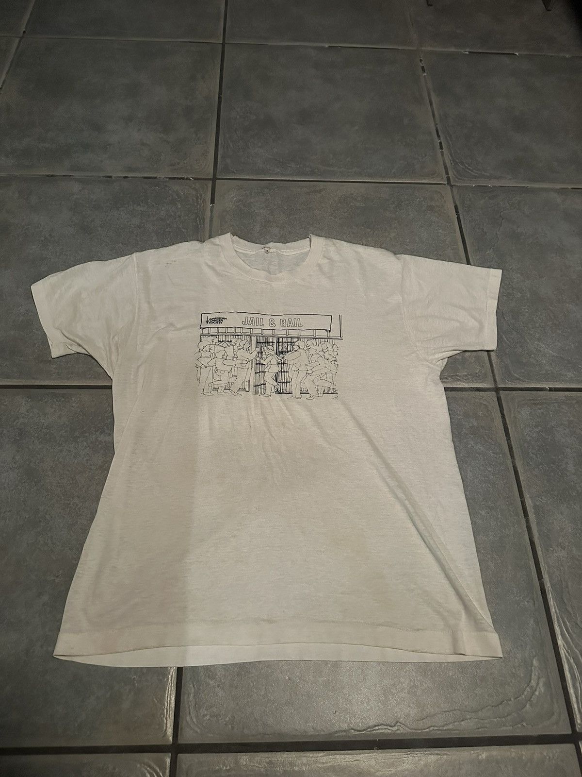 Vintage Jail Bail Tee 80s X Unsound Rags Hoodie, Sweatshirt | PodTeesHub.com
