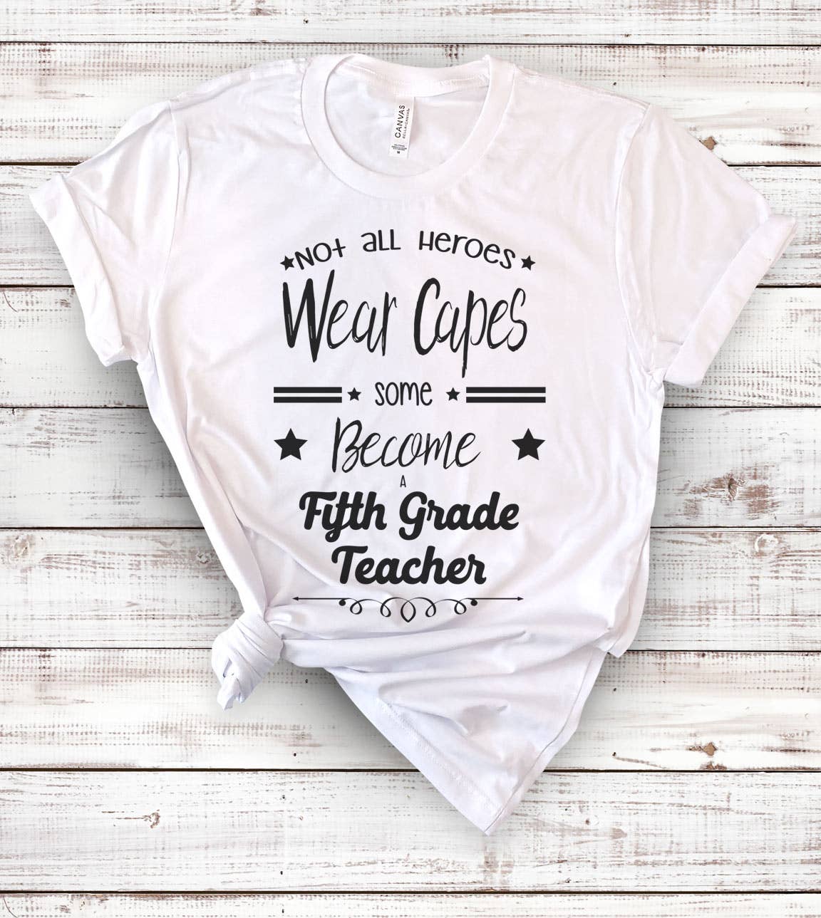 Hero Fifth Grade Teacher - Education Teacher Gift T-Shirt Hoodie, Sweatshirt | PodTeesHub.com