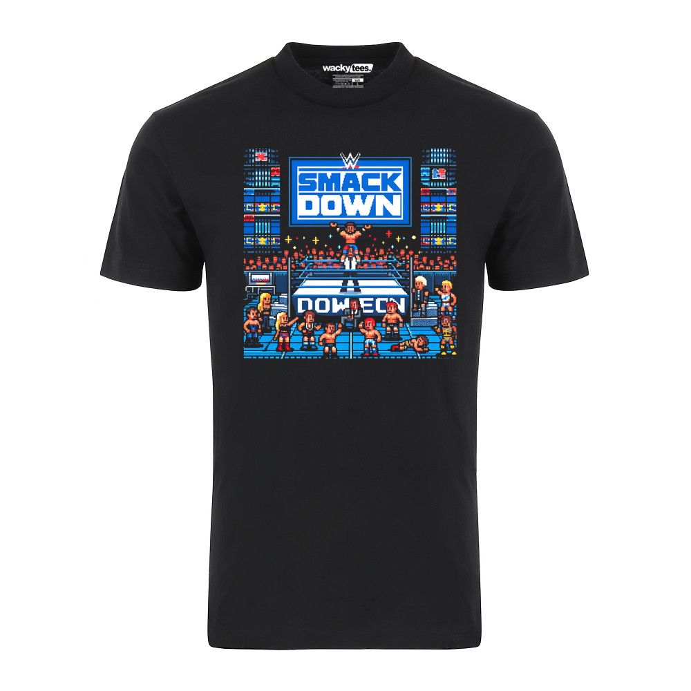 Other Wrestling Smack Down 8 Bit Gaming System Graphic Tee Shirt Hoodie, Sweatshirt | PodTeesHub.com