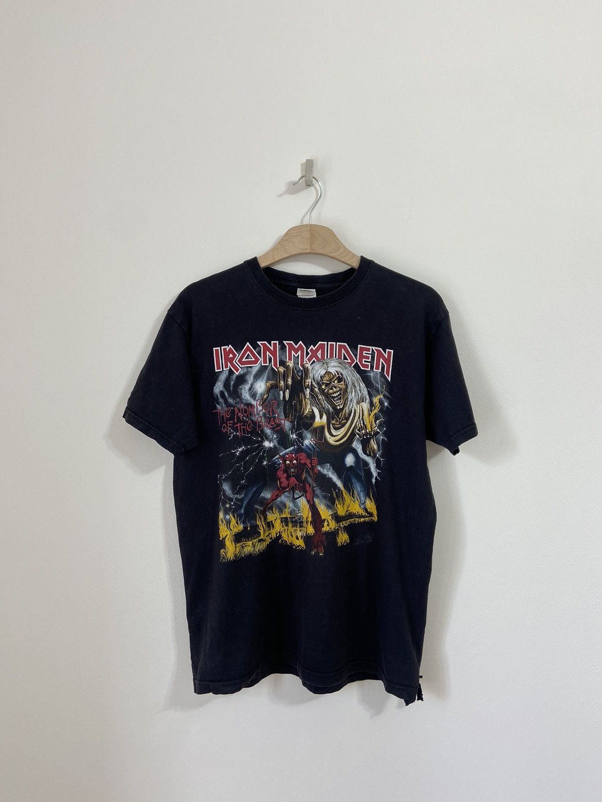 Iron Maiden X Vintage Vintage Y2k Iron Maiden Number Beast Bootleg T-Shirts, Hoodie, Sweatshirt