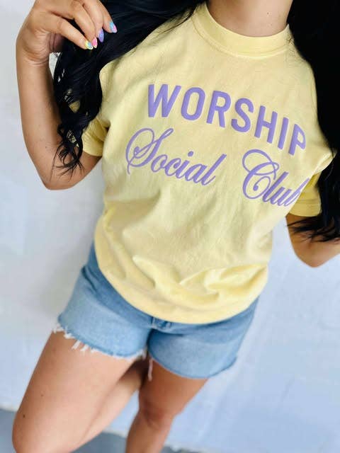 Worship Social Club Puff Tee Hoodie, Sweatshirt | PodTeesHub.com