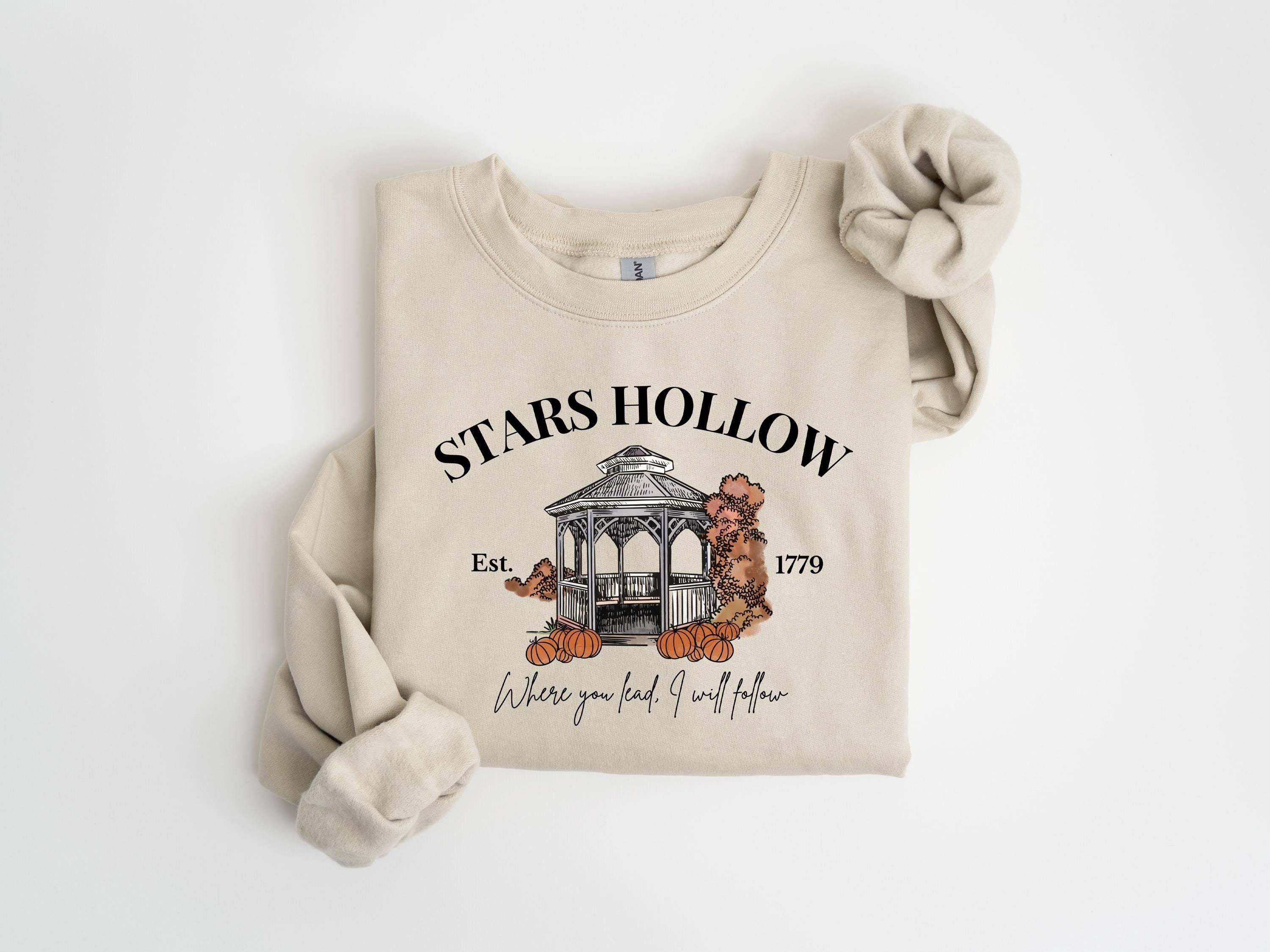 Stars Hollow Vintage Style Sweatshirt For Autumn Festival T-Shirts, Hoodie | PodTeesHub.com