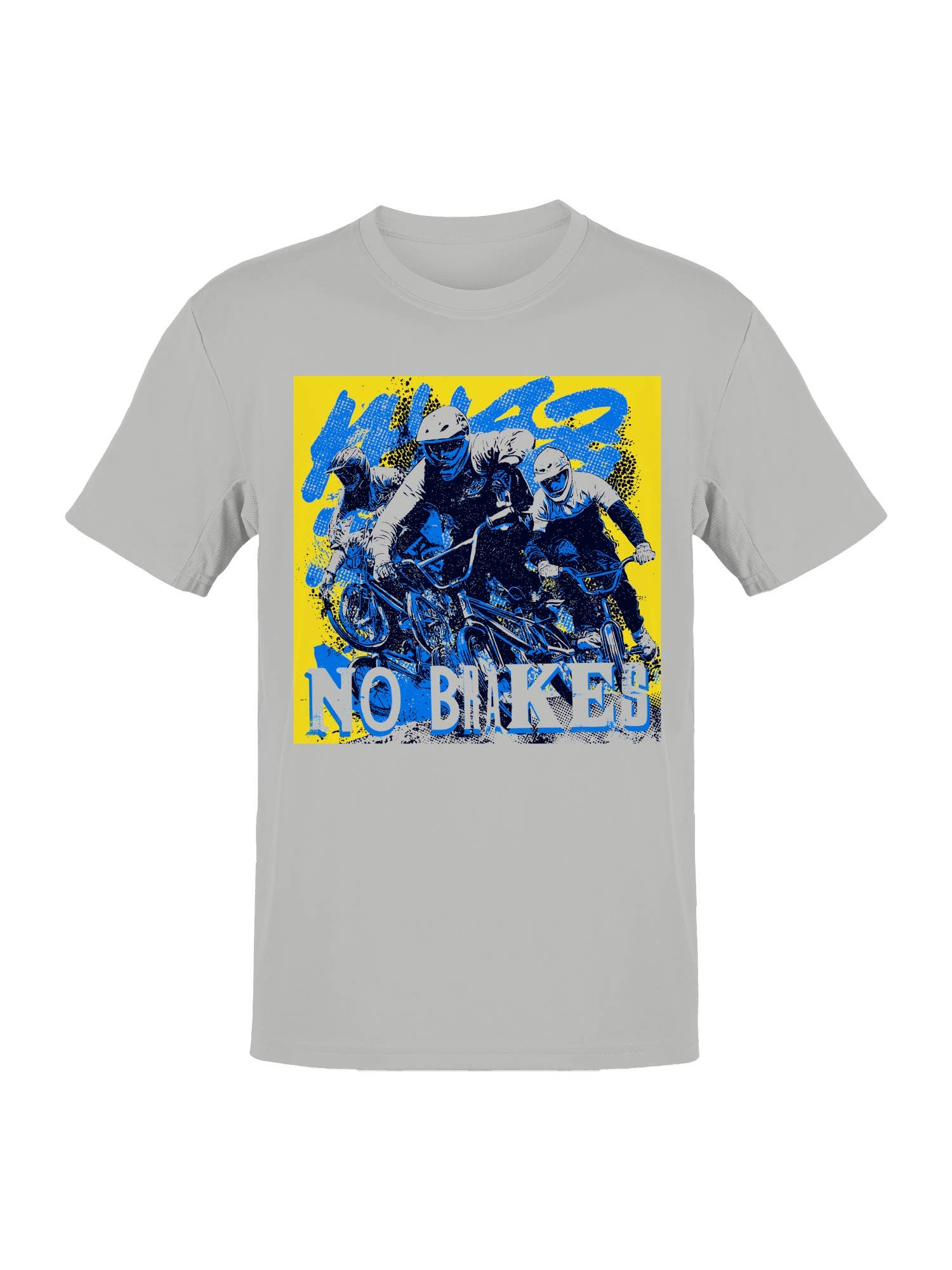 No Brakes Bike Racing Art Men's T-Shirt Hoodie, Sweatshirt | PodTeesHub.com