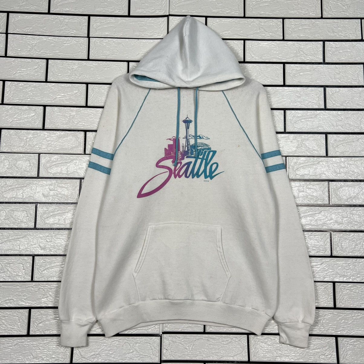 Vintage 1982 Seattle Future City Graphic Pullover Hoodies 3987 C181 T-Shirts, Sweatshirt | PodTeesHub.com