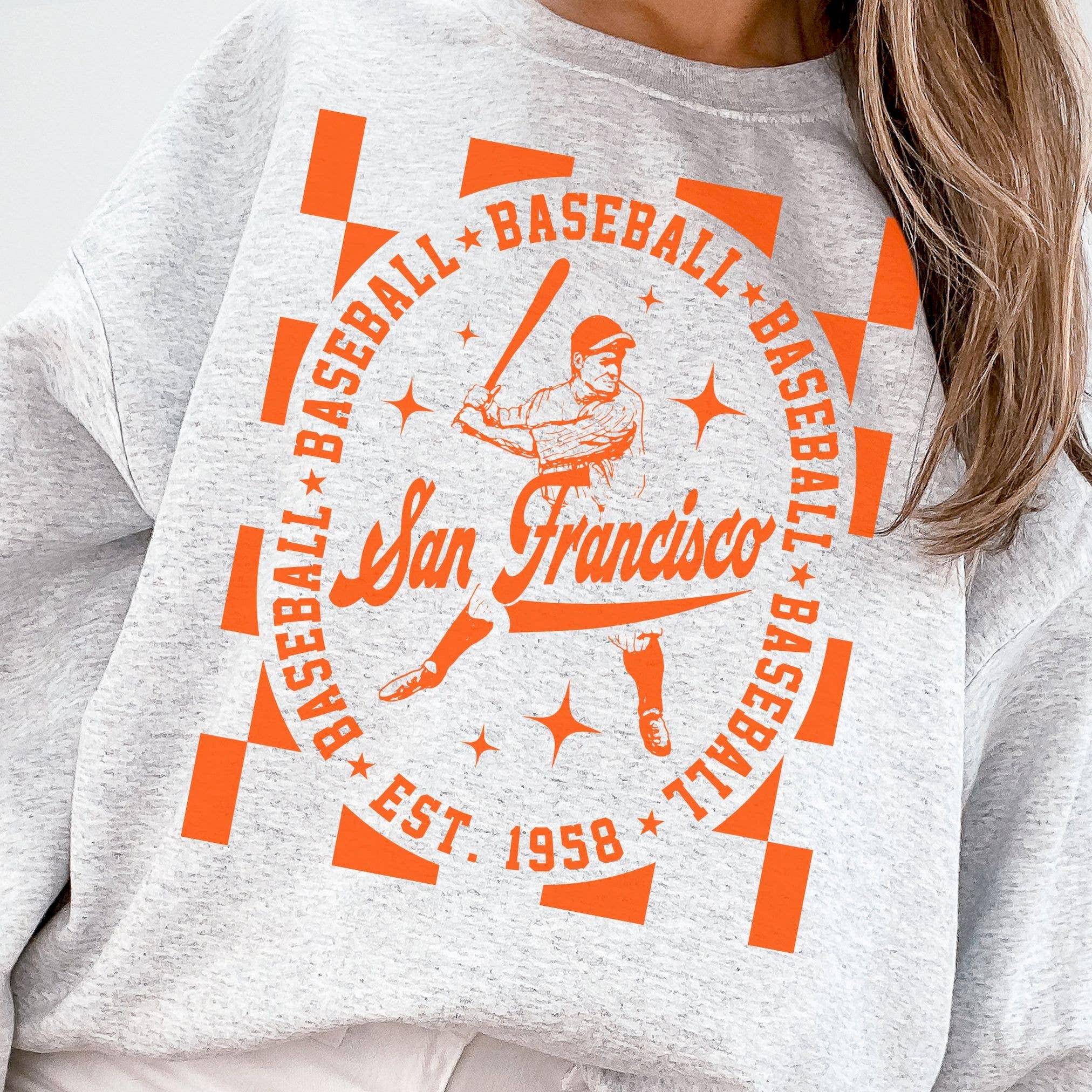 Vintage San Francisco Giants Crewneck Sweatshirt Sweatshirt T-Shirts, Hoodie | PodTeesHub.com