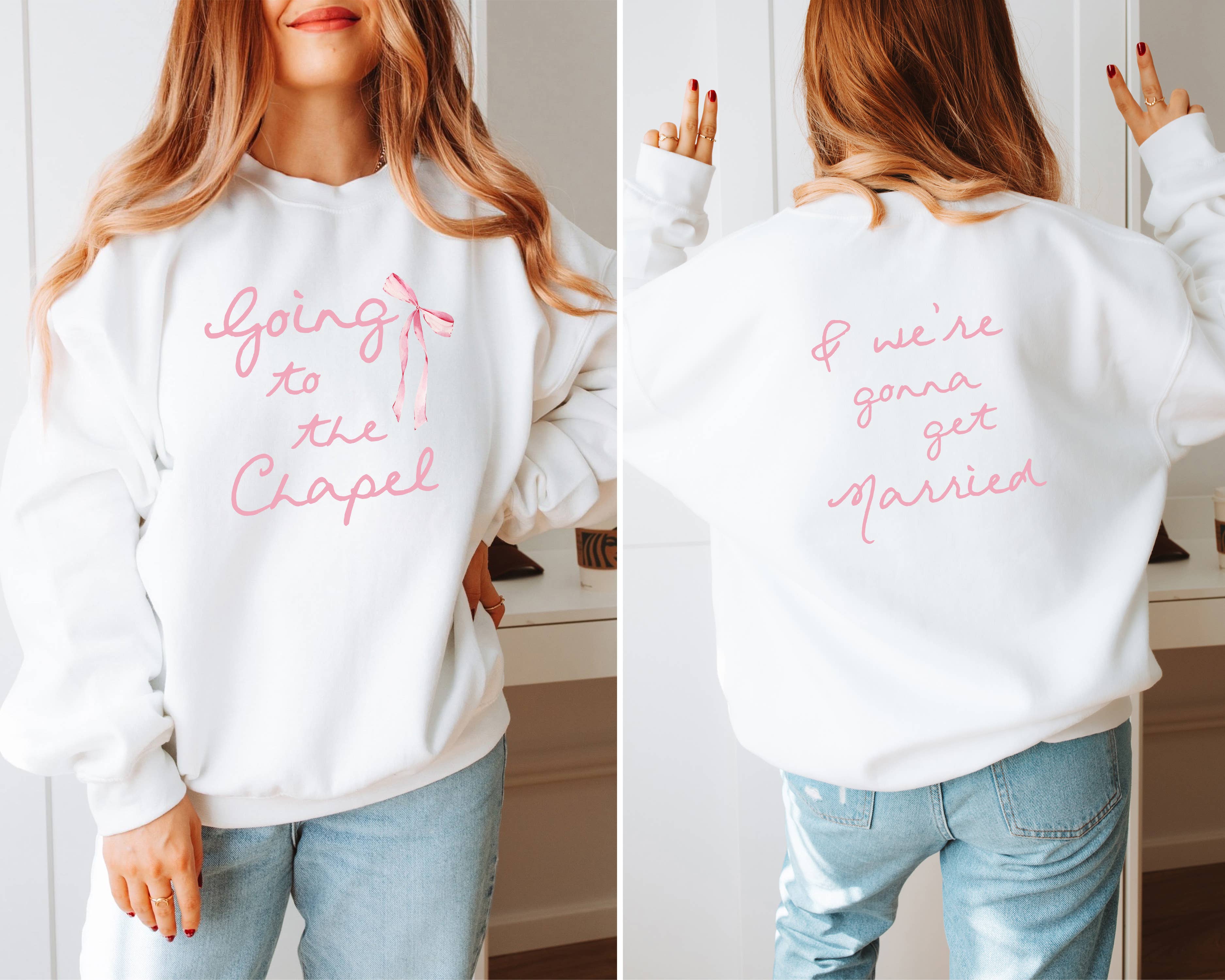 Bride Sweatshirt, Bridal Apparel, Going To the Chapel T-Shirts, Hoodie | PodTeesHub.com