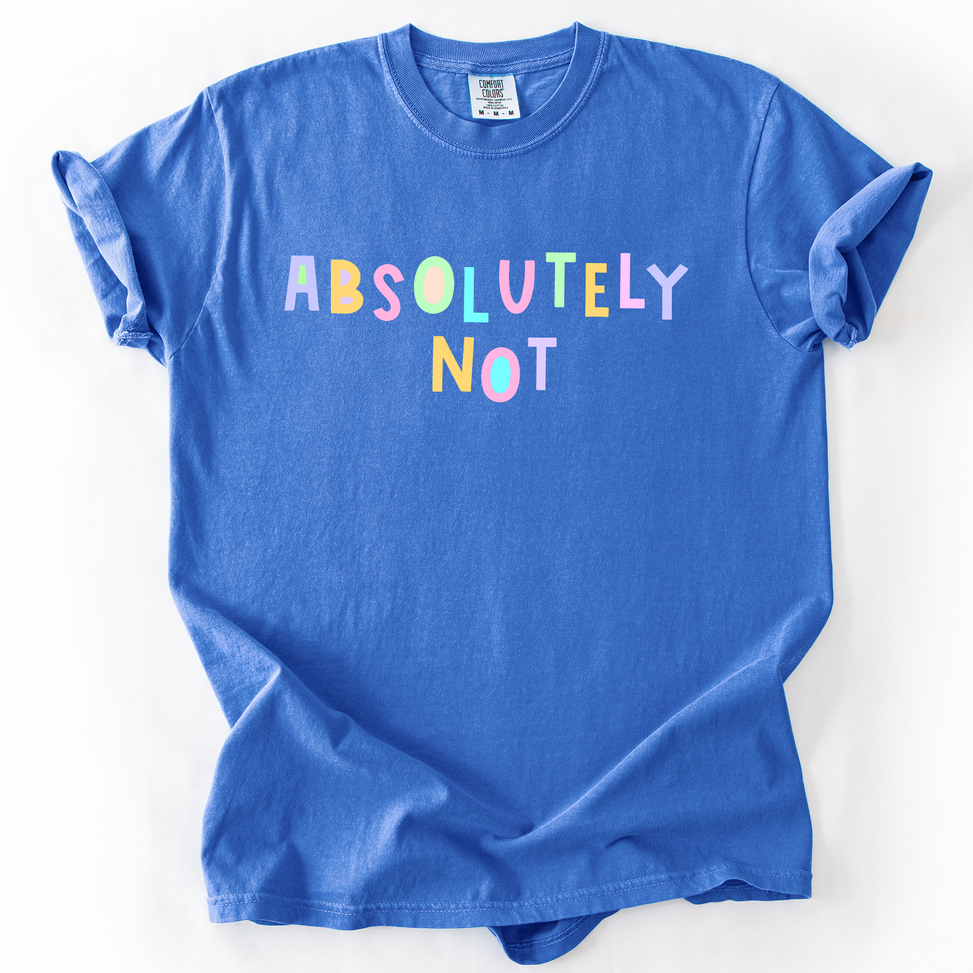 Absolutely Not, Sarcastic, Funny, Comfort Colors T-Shirt Hoodie, Sweatshirt | PodTeesHub.com