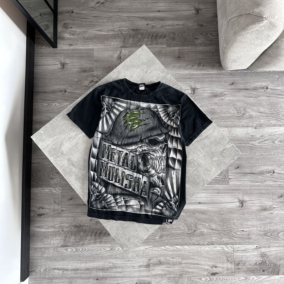 Vintage 90s Metal Mulisha Skull Printed Tee Soldier Y2k Og Hoodie, Sweatshirt | PodTeesHub.com