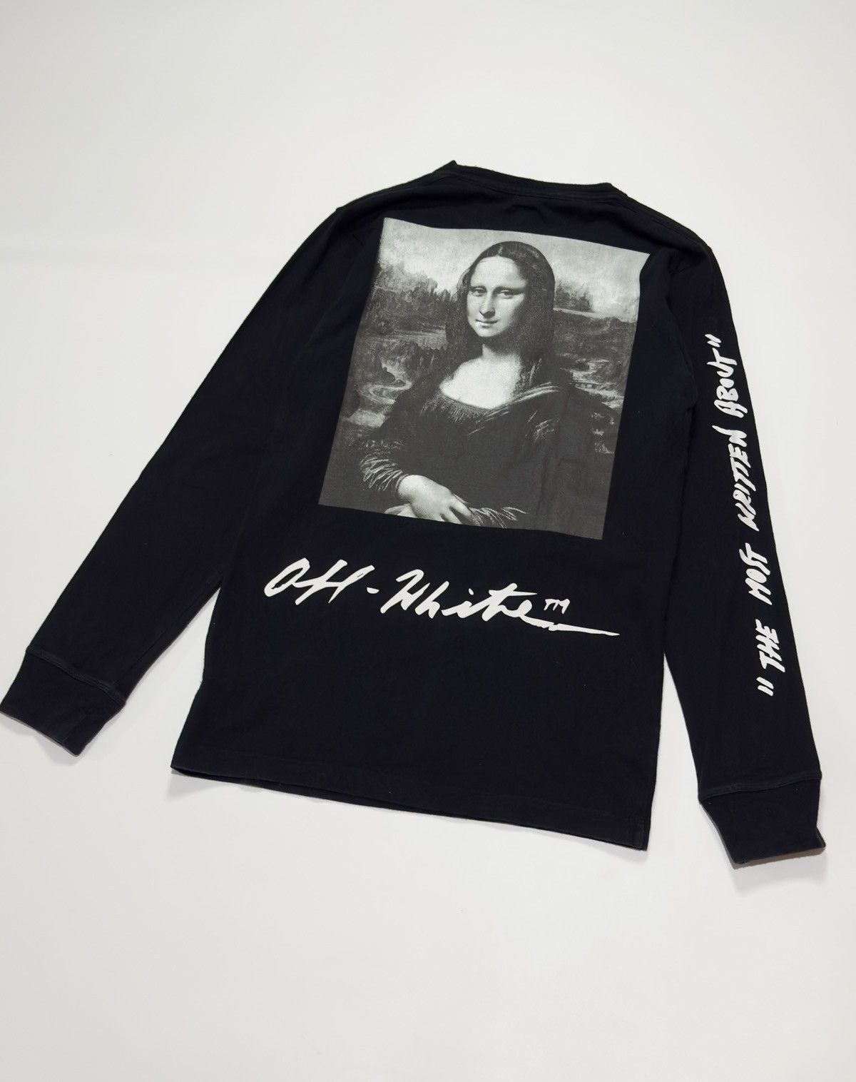 White Off White Virgil Abloh Mona Lisa Long Sleeve T-Shirts, Hoodie, Sweatshirt | PodTeesHub.com